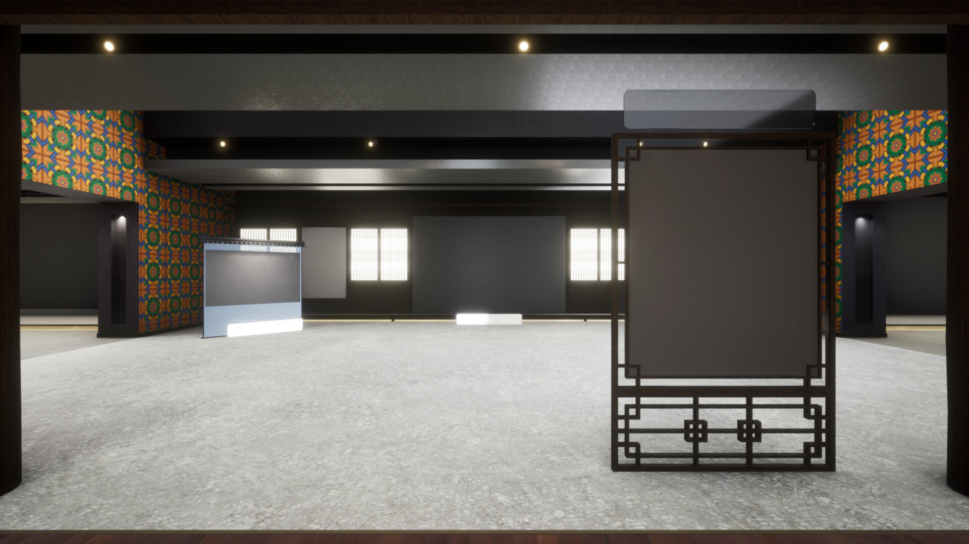 Courtyard Hanok Gallery 3D model_6