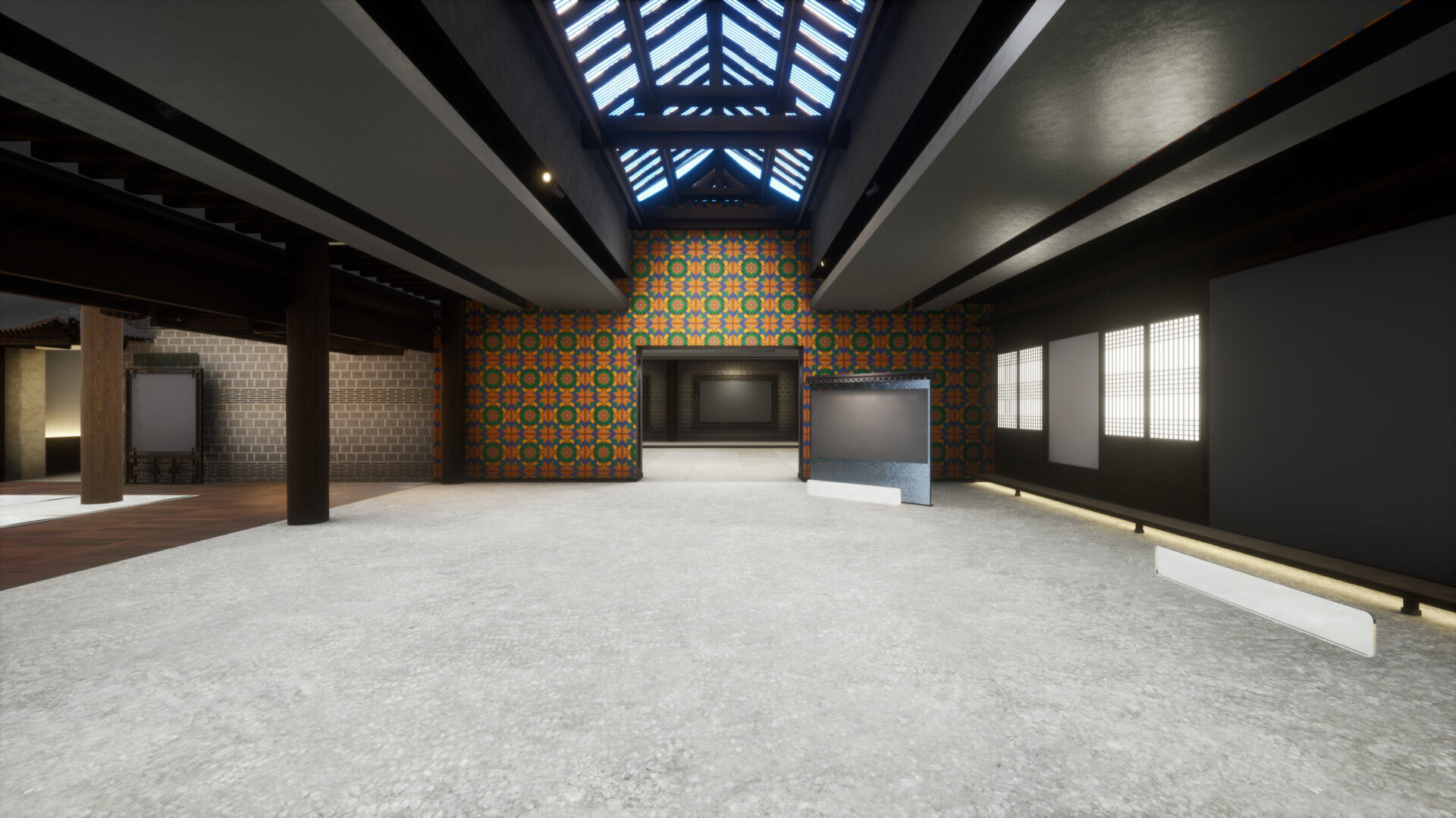 Courtyard Hanok Gallery 3D model_9