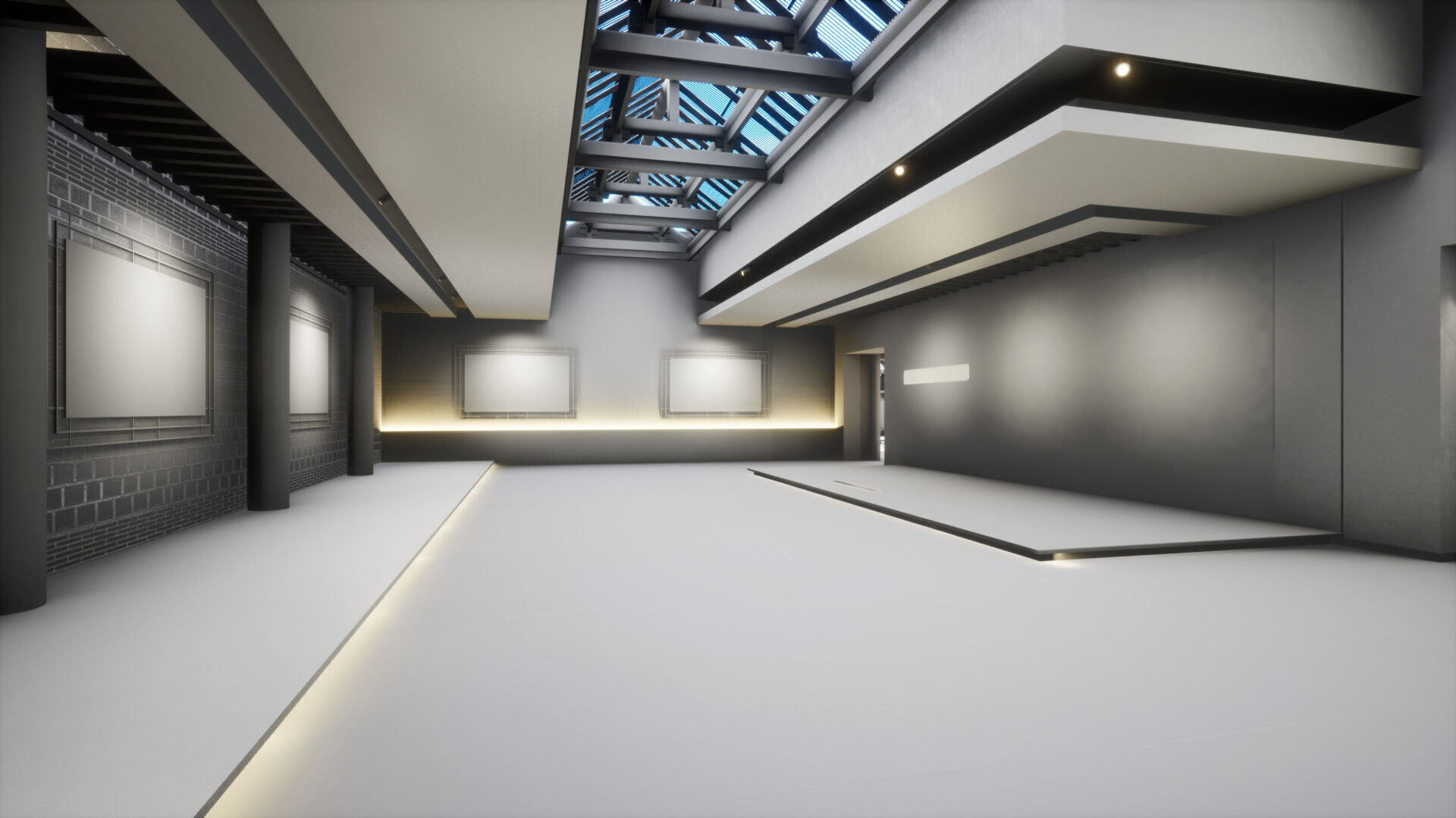 Courtyard Hanok Gallery 3D model_28