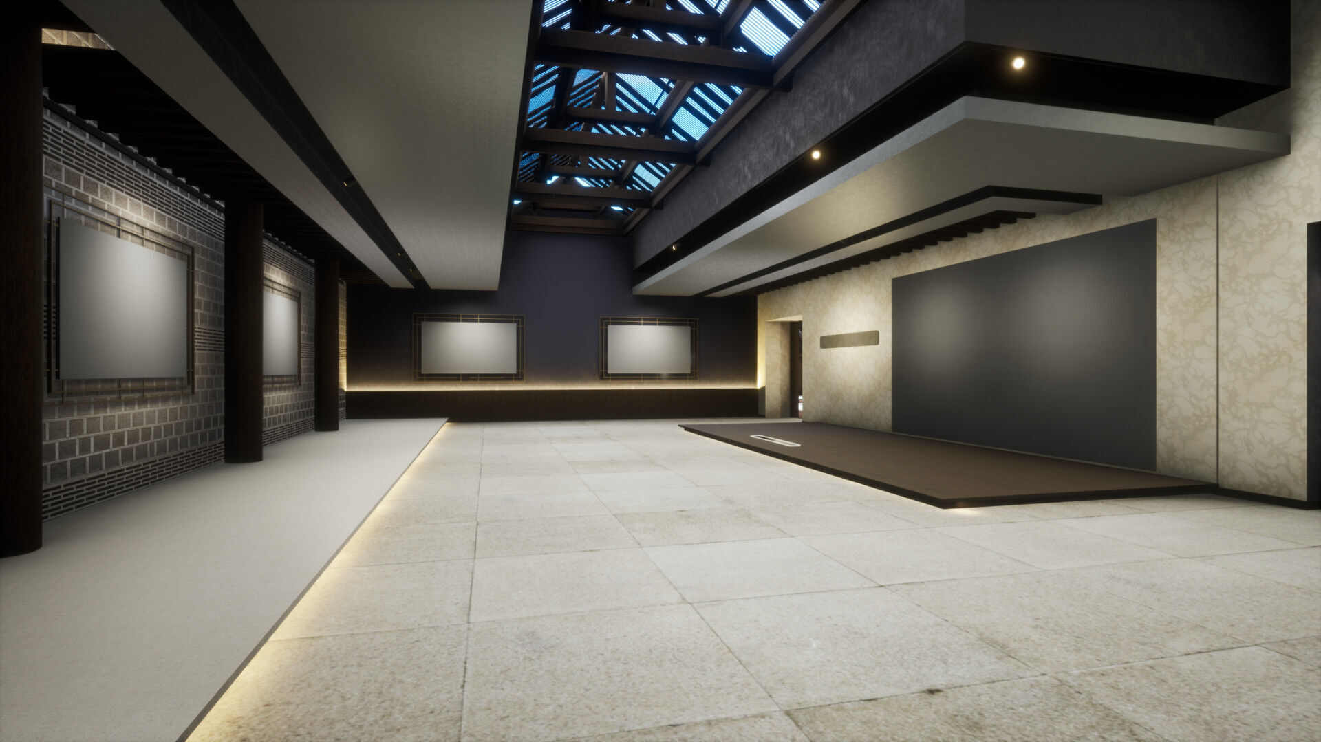 Courtyard Hanok Gallery 3D model_12