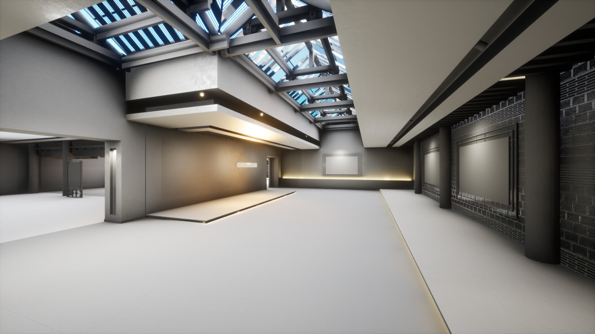 Courtyard Hanok Gallery 3D model_32