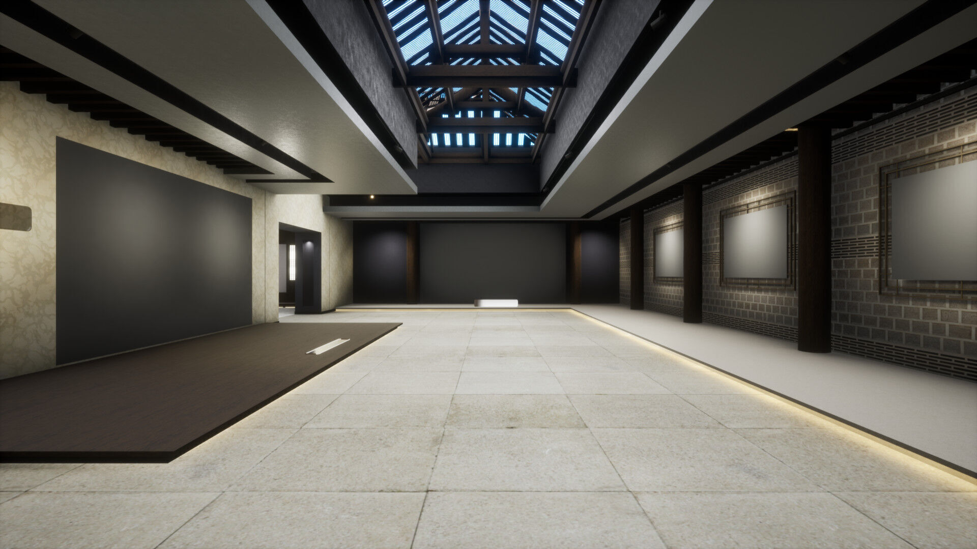 Courtyard Hanok Gallery 3D model_10