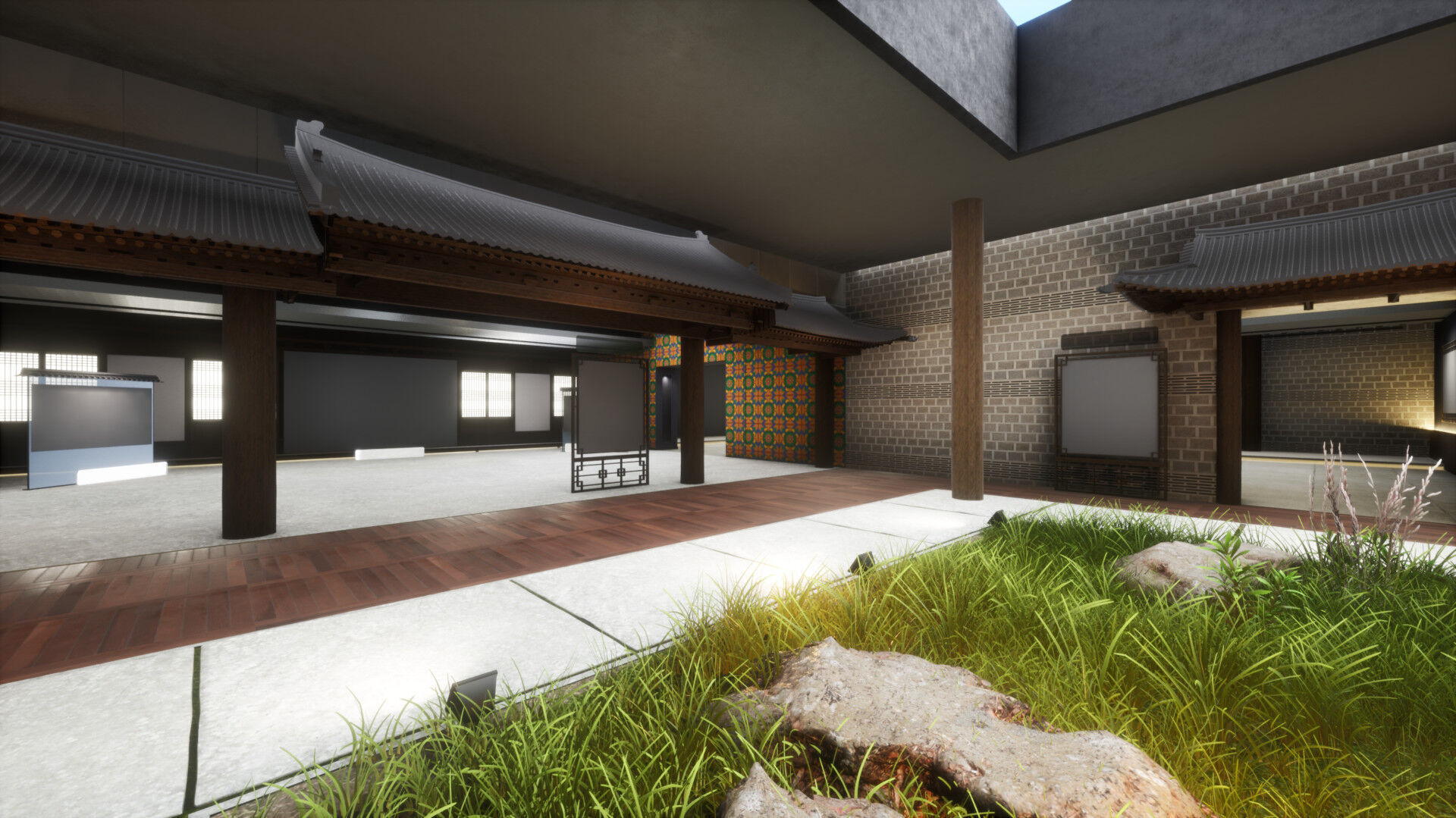 Courtyard Hanok Gallery 3D model_5