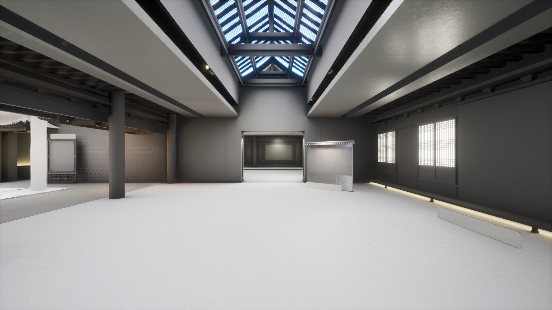 Courtyard Hanok Gallery 3D model_25