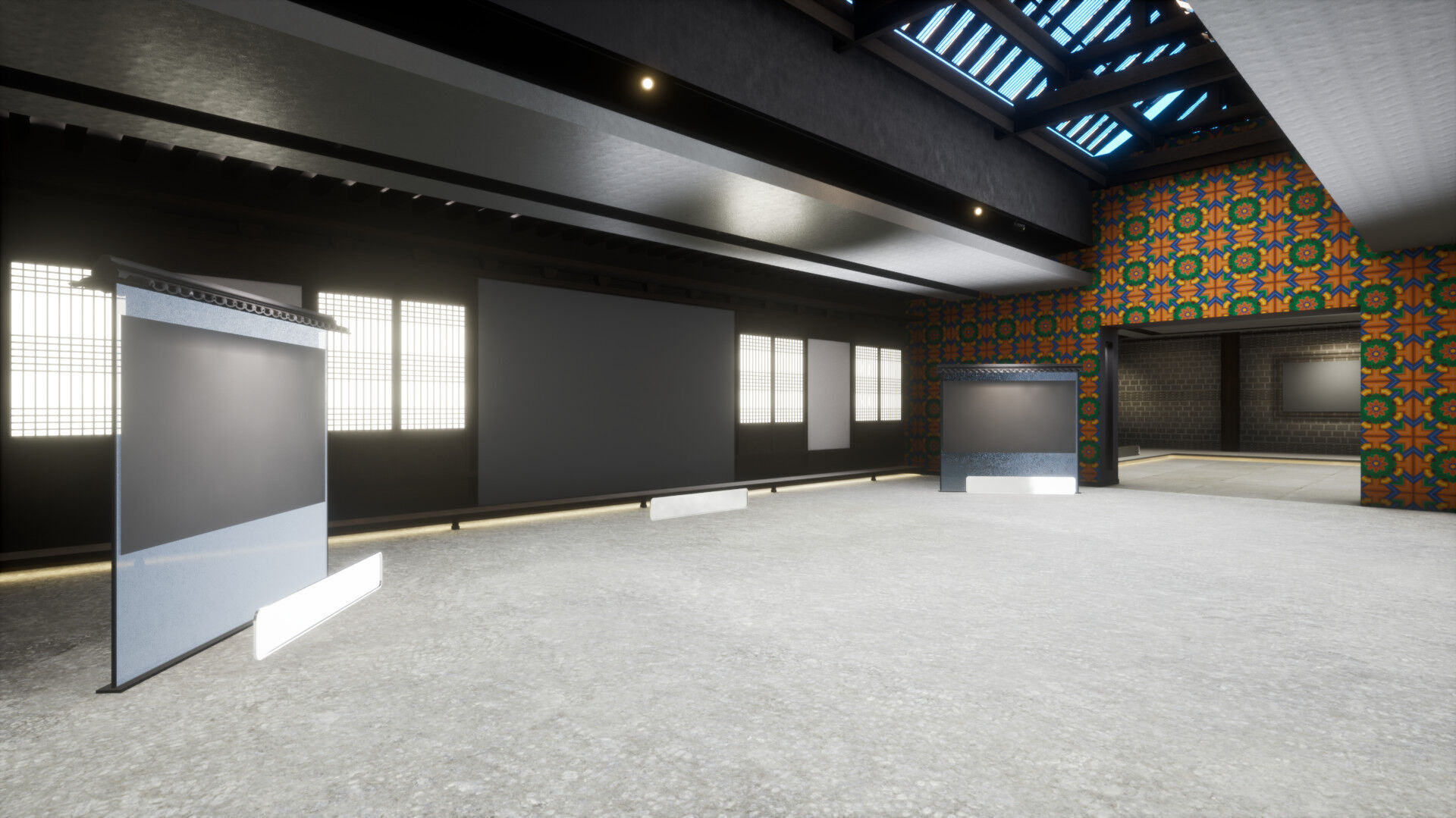 Courtyard Hanok Gallery 3D model_8