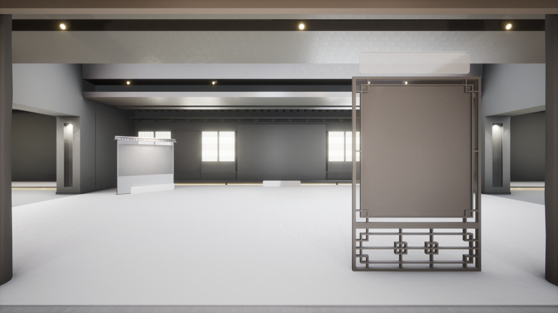 Courtyard Hanok Gallery 3D model_22