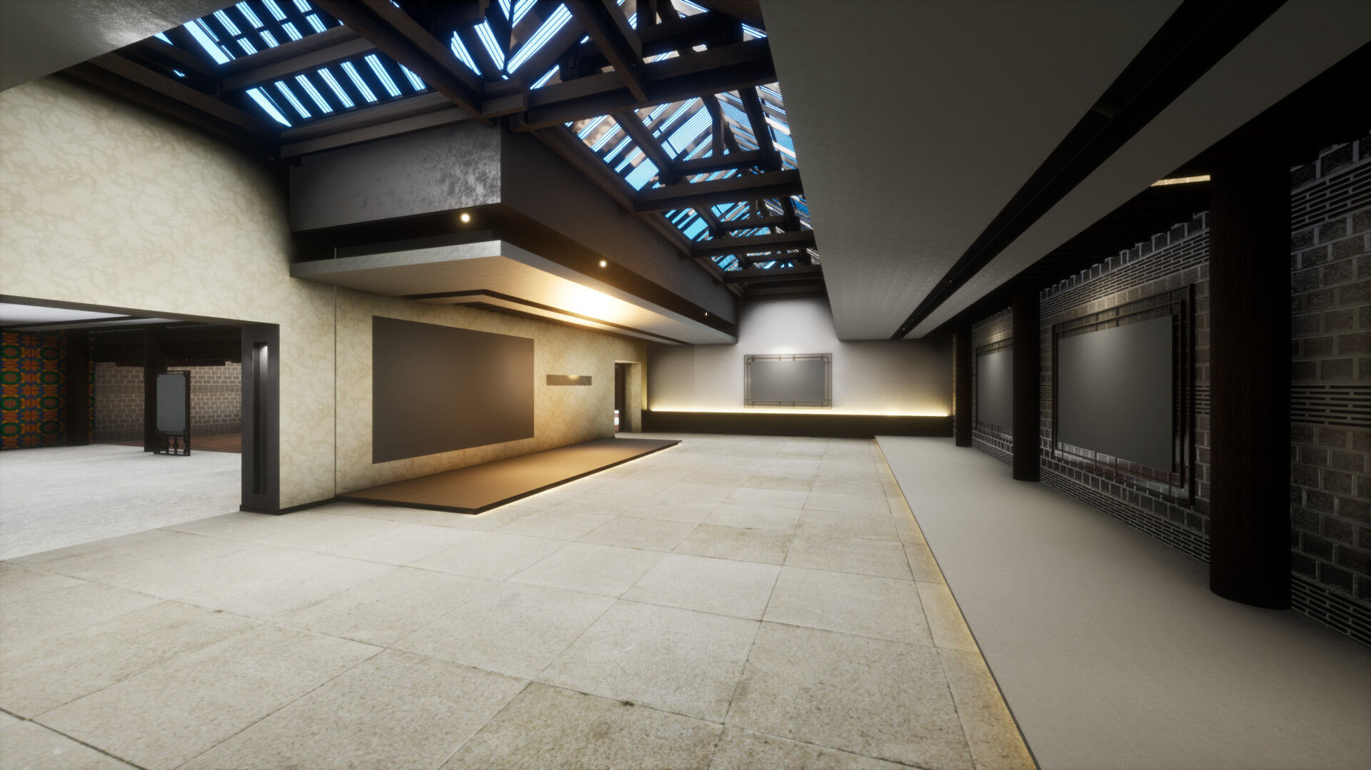 Courtyard Hanok Gallery 3D model_16