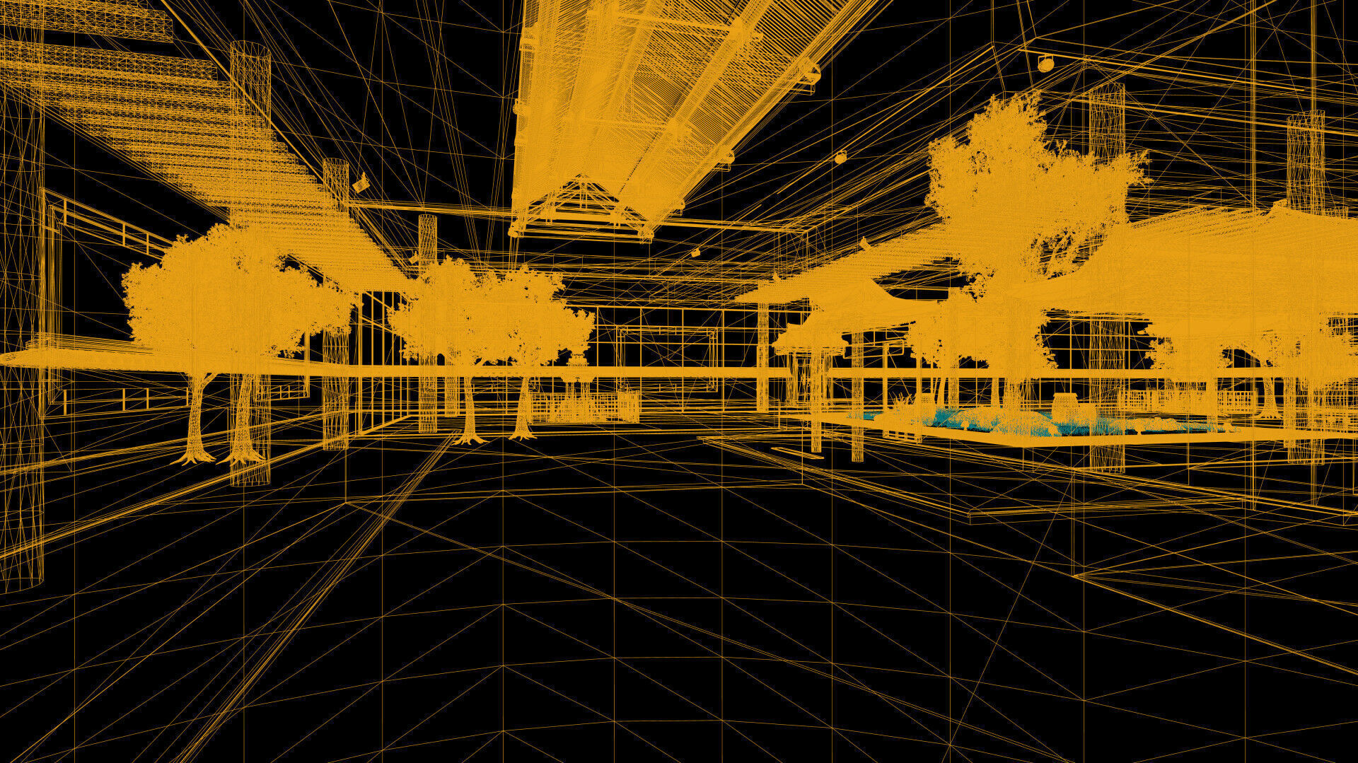 Courtyard Hanok Gallery 3D model_44