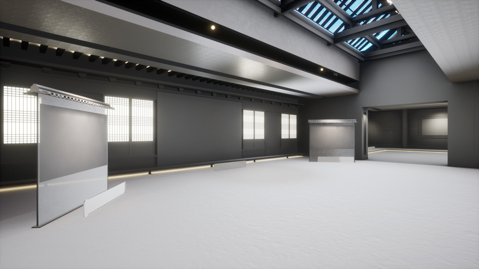 Courtyard Hanok Gallery 3D model_24