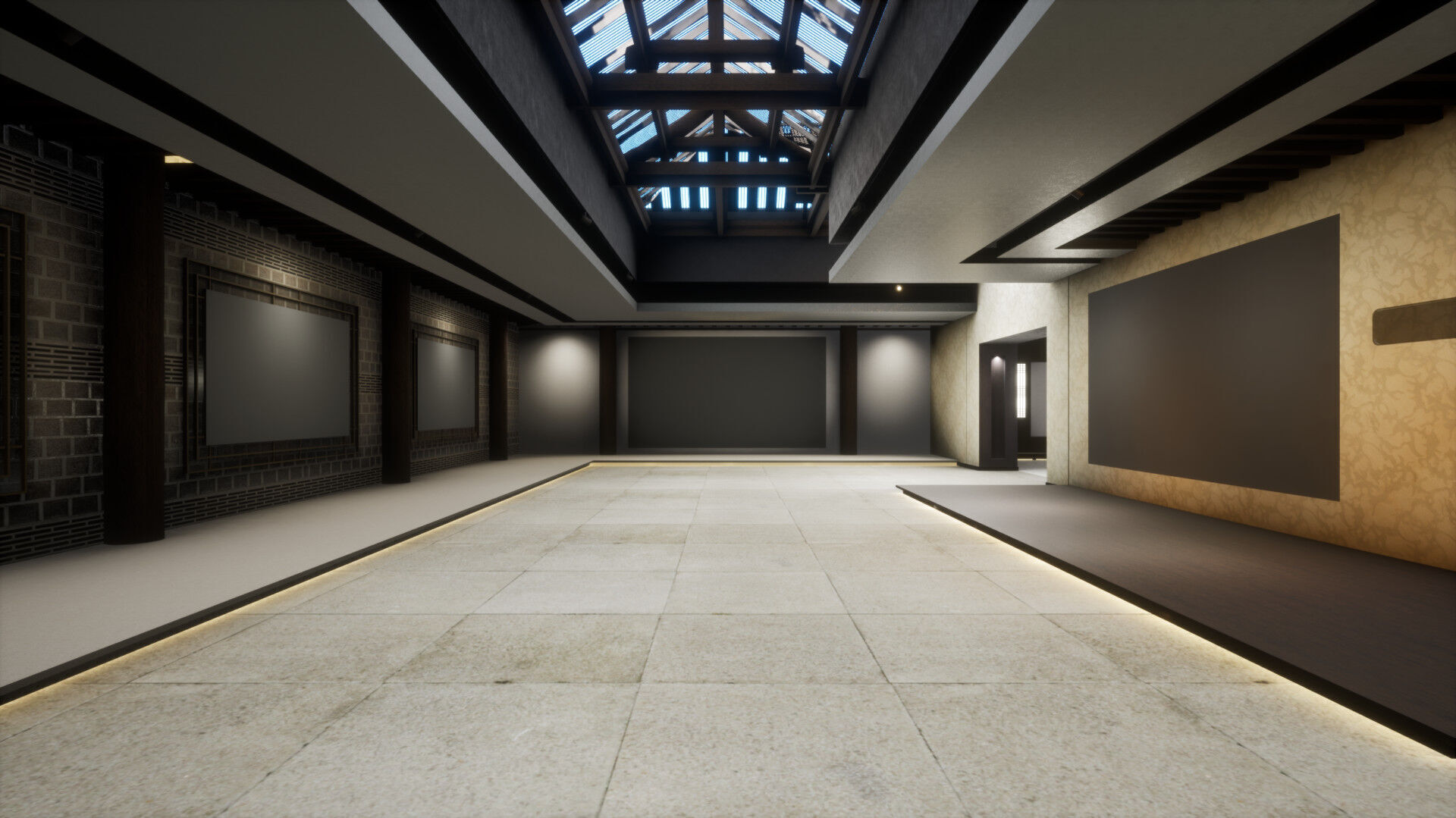 Courtyard Hanok Gallery 3D model_14