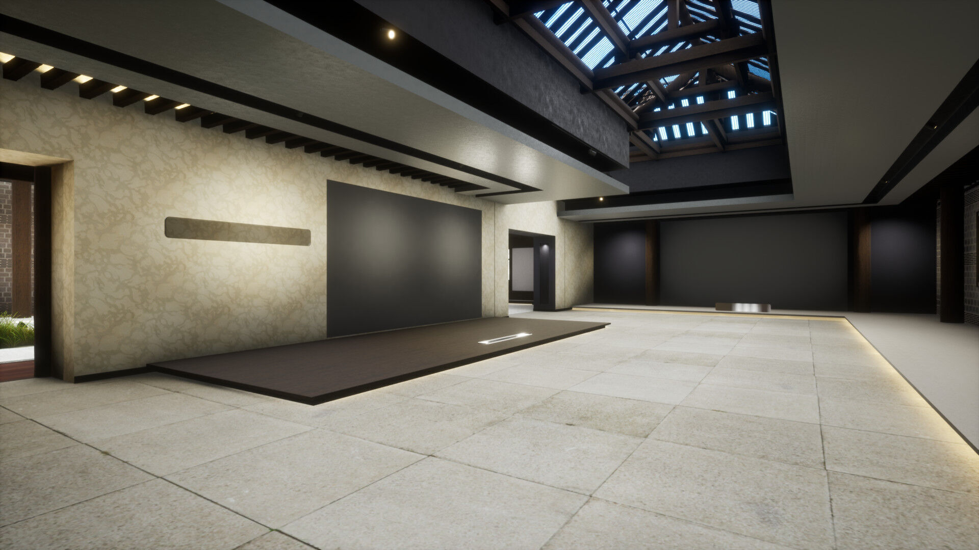 Courtyard Hanok Gallery 3D model_11