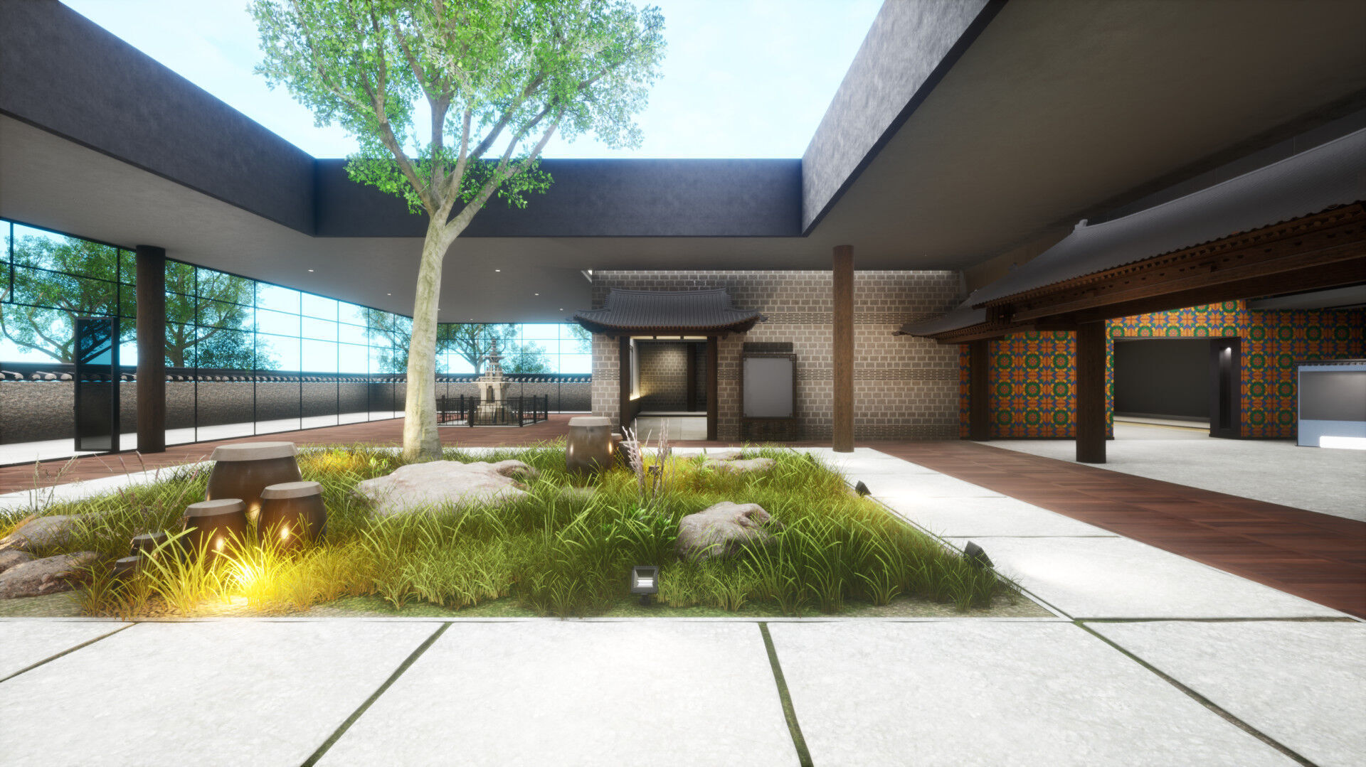 Courtyard Hanok Gallery 3D model_3
