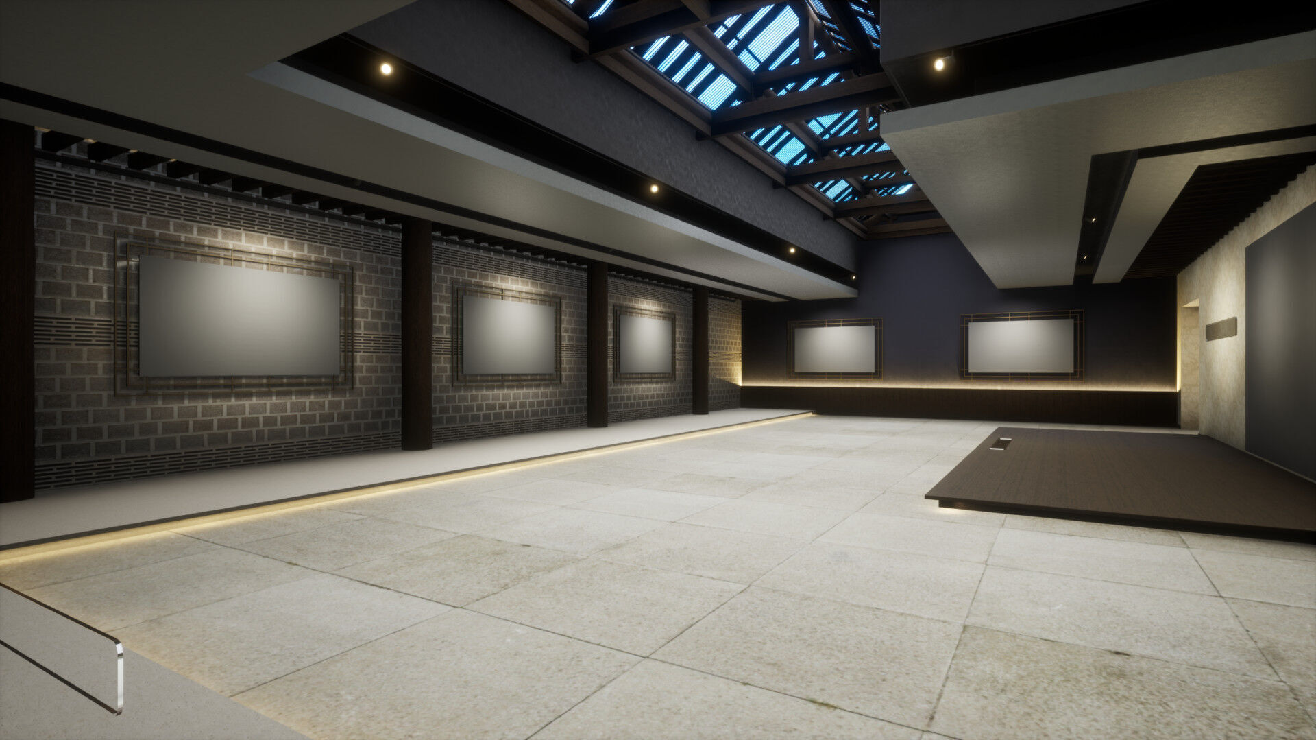 Courtyard Hanok Gallery 3D model_13