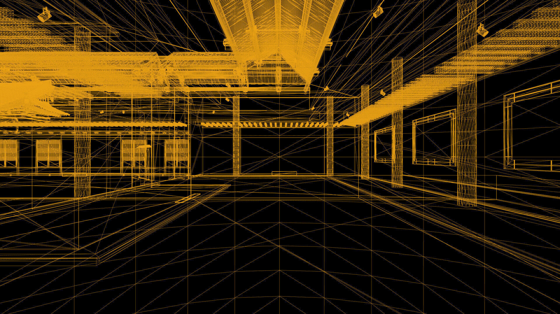 Courtyard Hanok Gallery 3D model_42