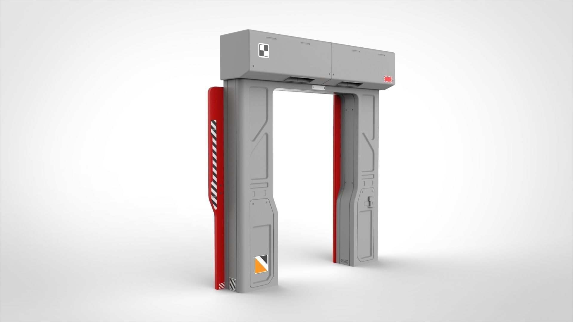 sci fi door 11 3D model_10