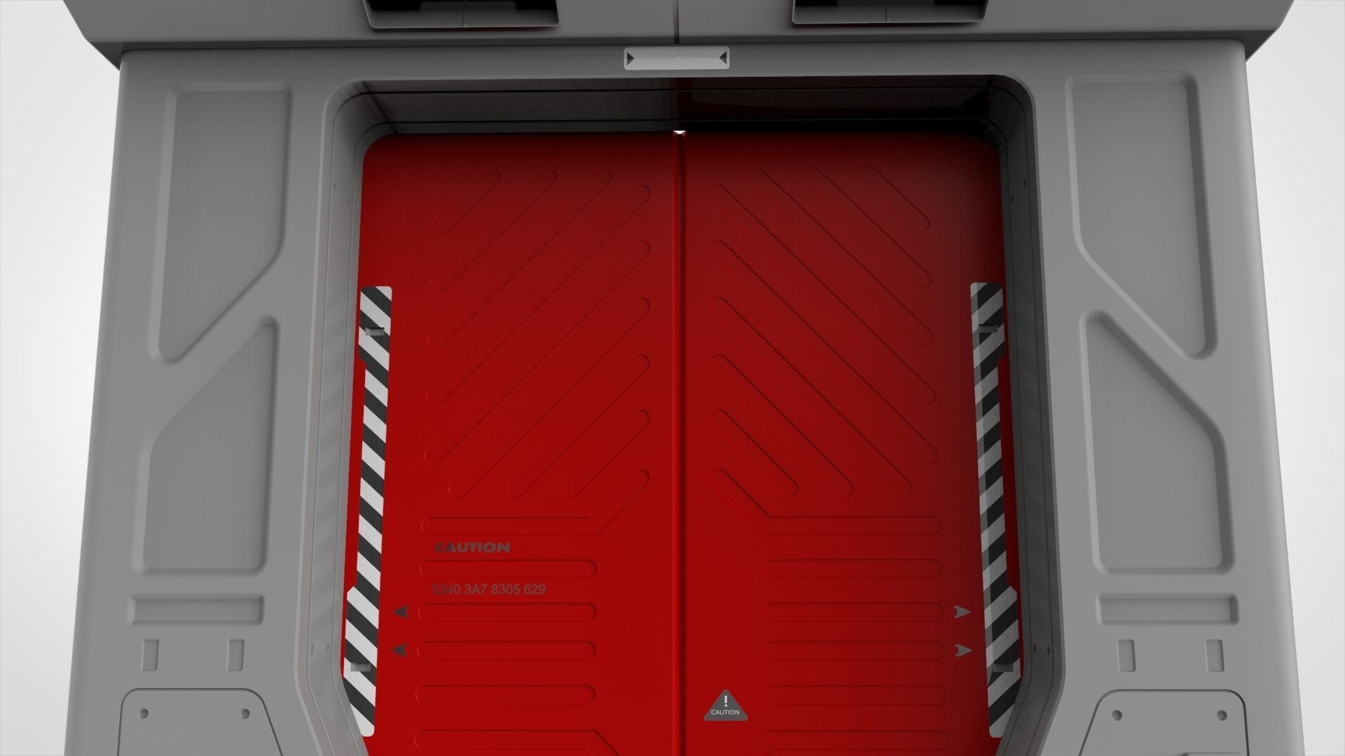 sci fi door 11 3D model_8
