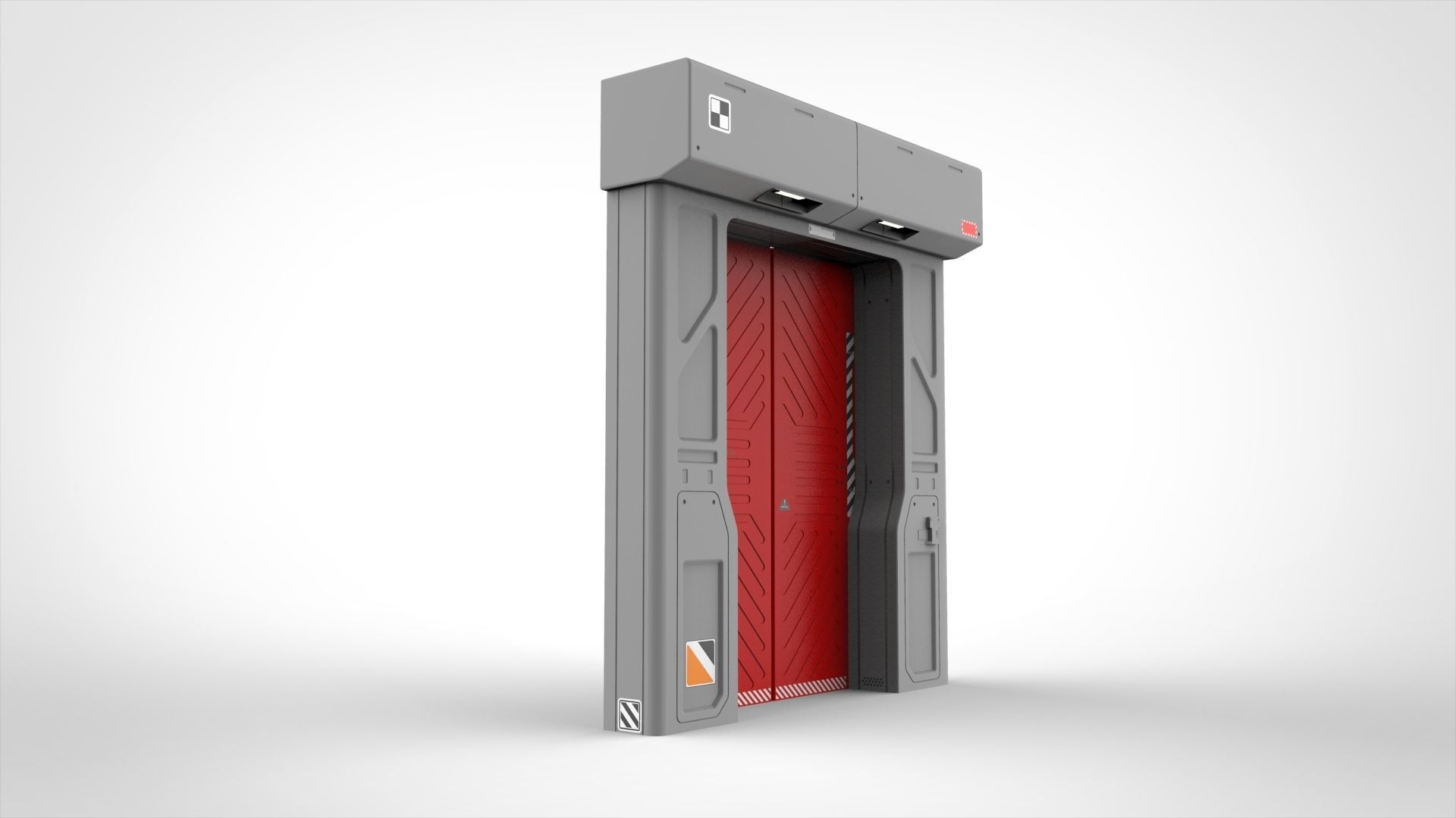 sci fi door 11 3D model_3