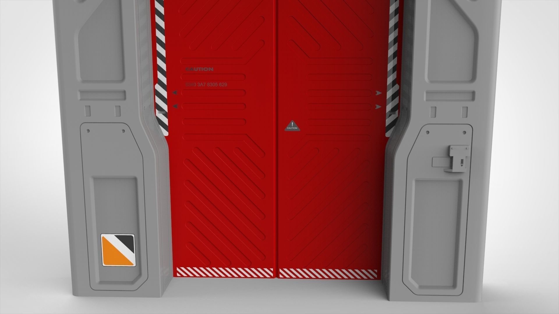 sci fi door 11 3D model_9