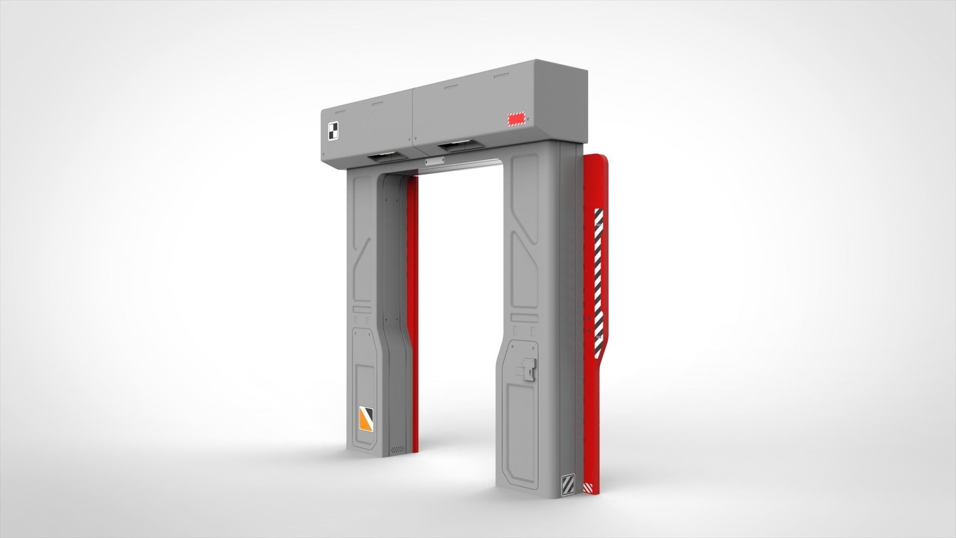 sci fi door 11 3D model_12