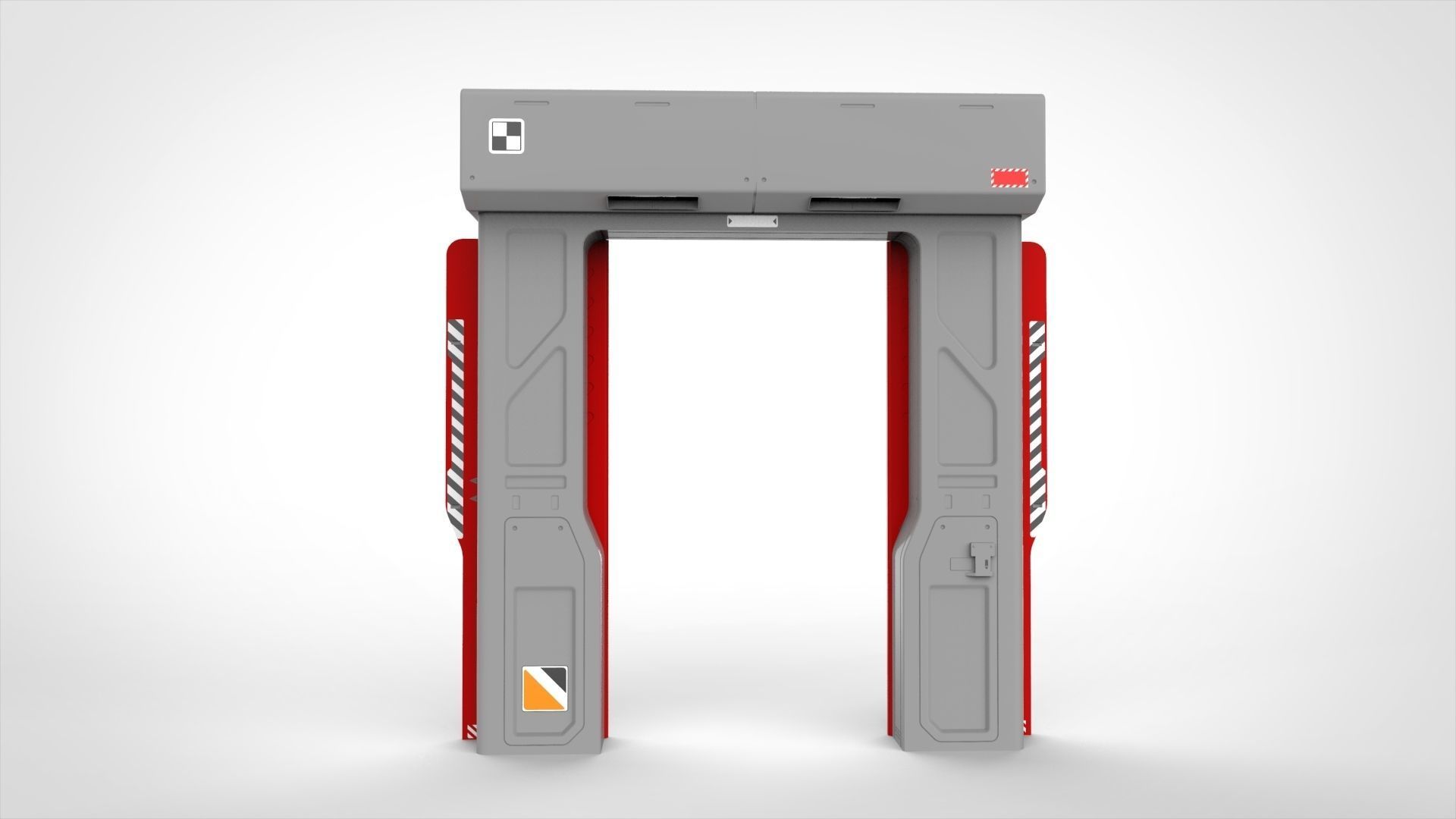 sci fi door 11 3D model_11