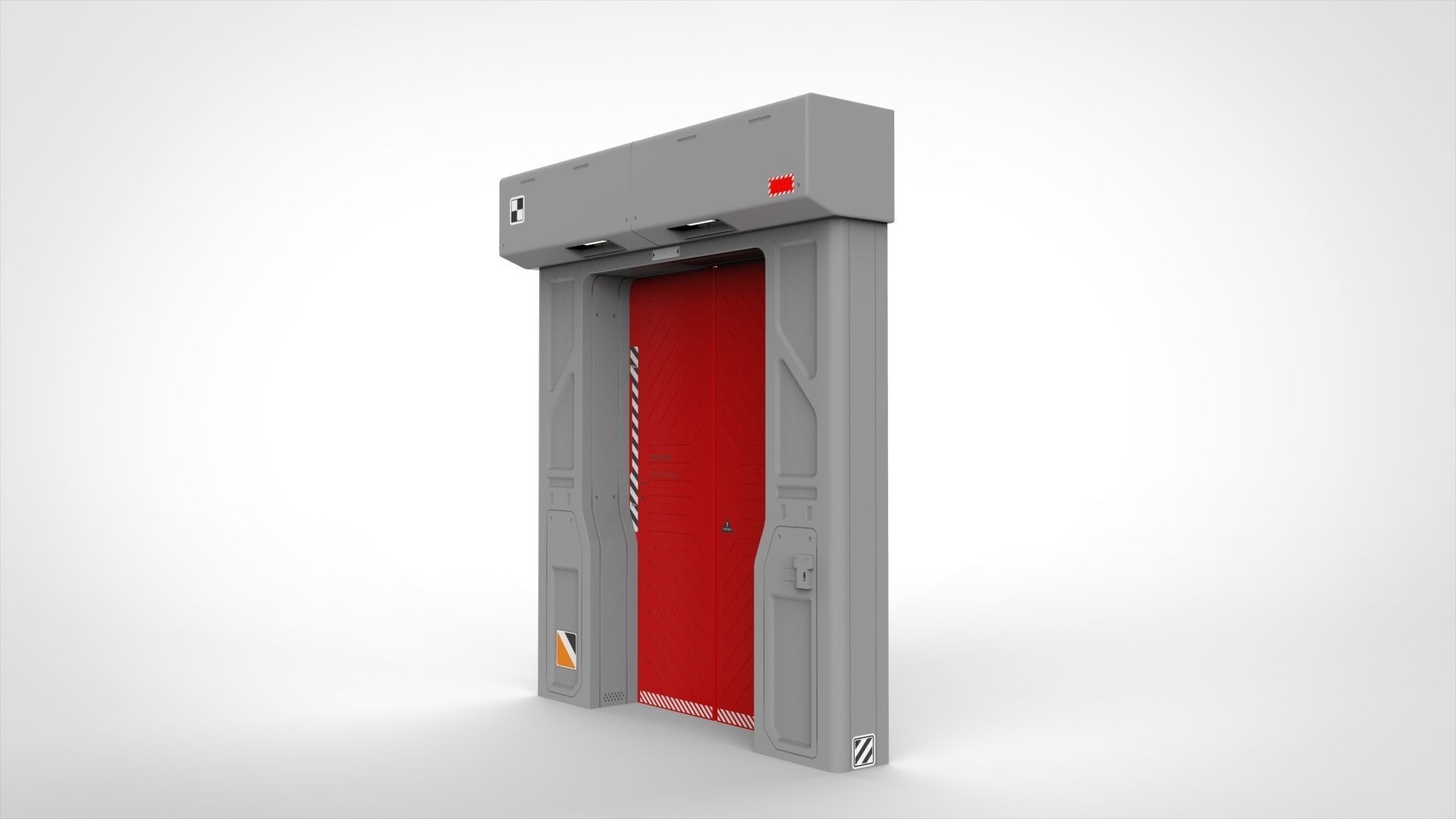 sci fi door 11 3D model_5