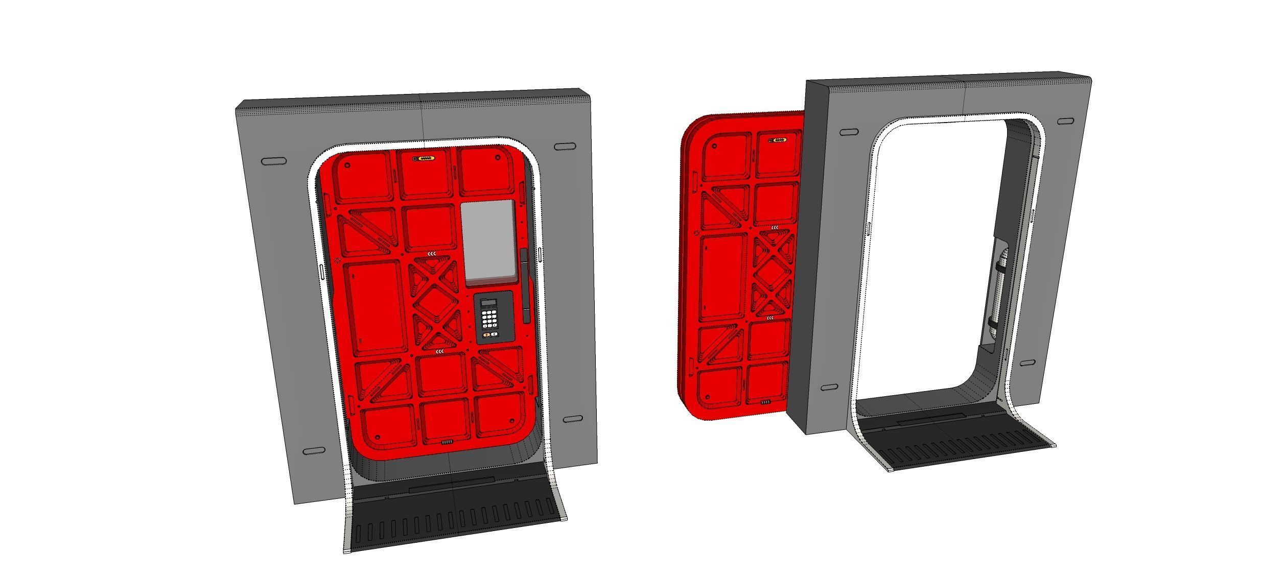 Sci fi door 12 3D model_32