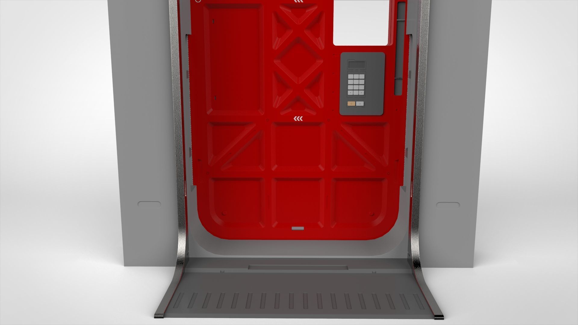 Sci fi door 12 3D model_23