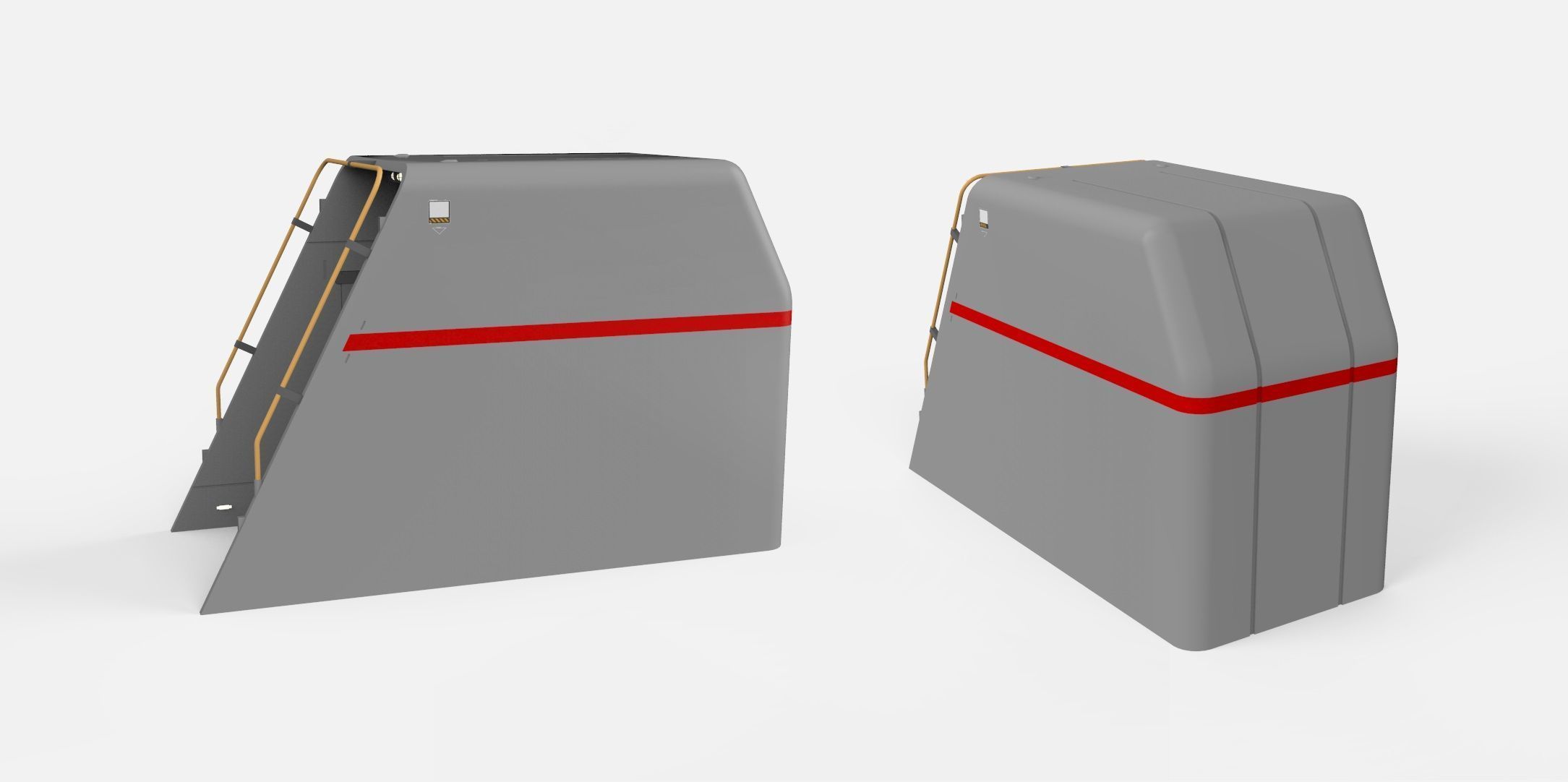 Sci fi door 12 3D model_11