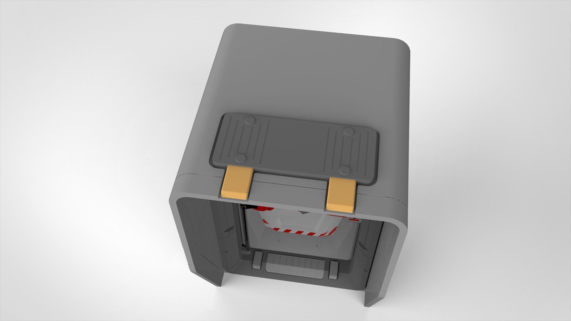 Sci fi door 12 3D model_9