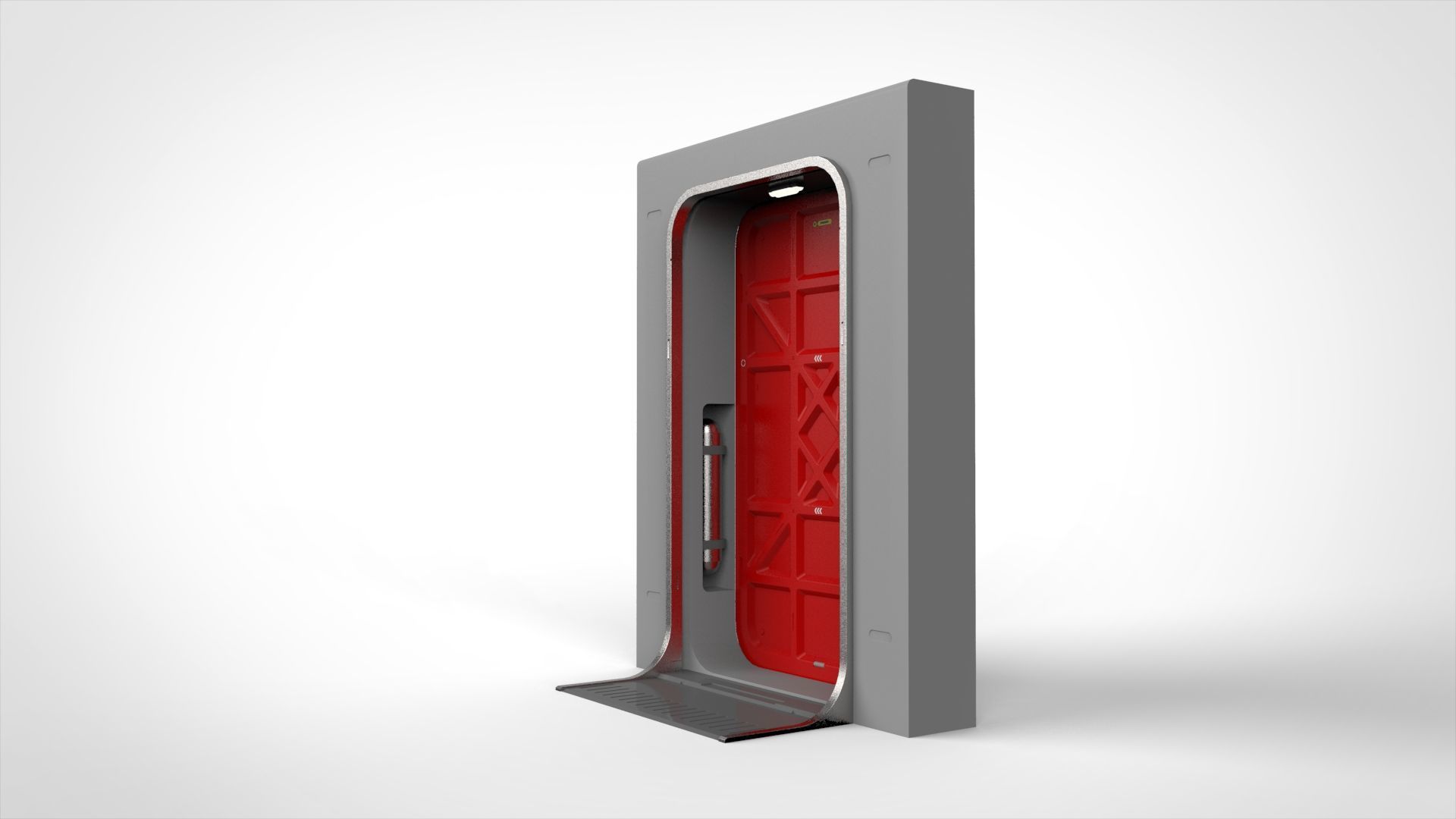 Sci fi door 12 3D model_19