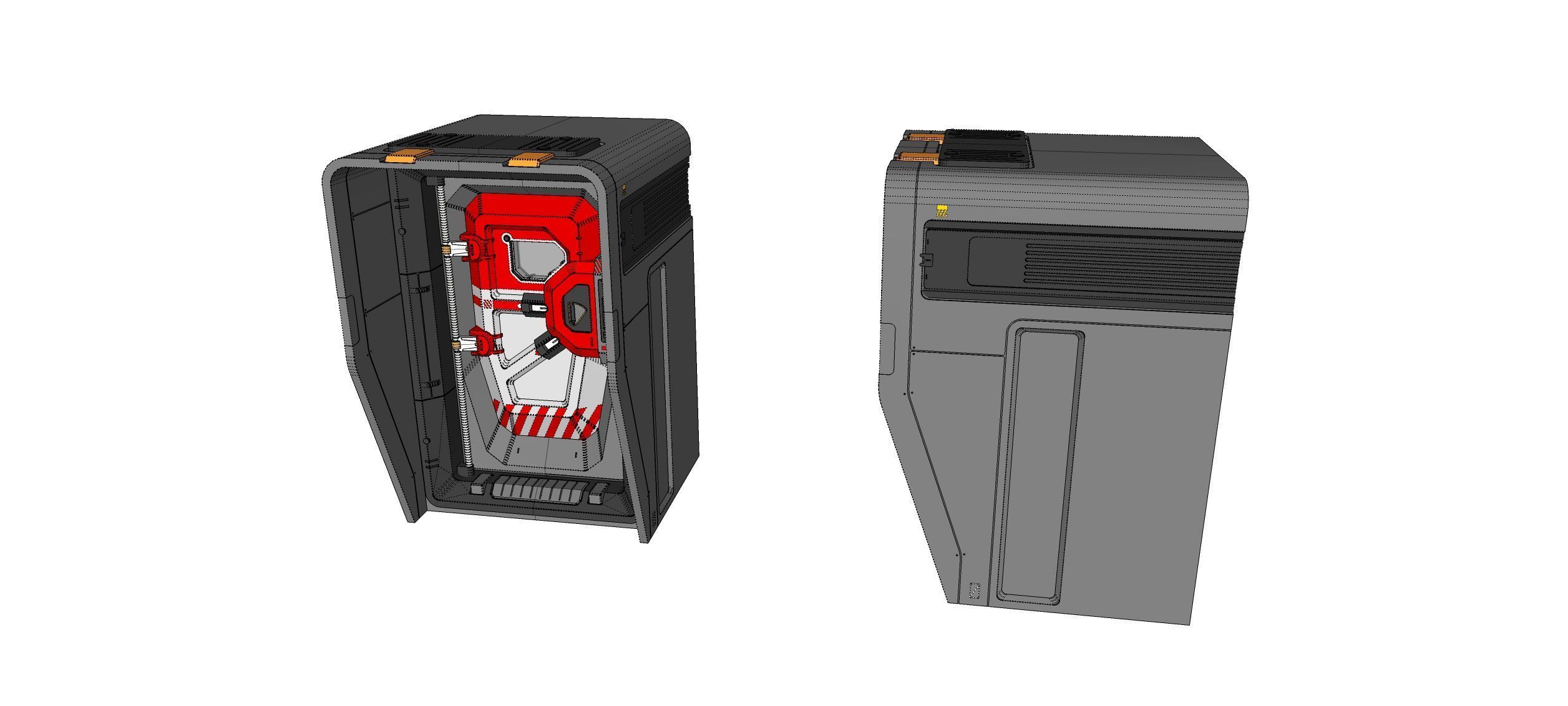 Sci fi door 12 3D model_27