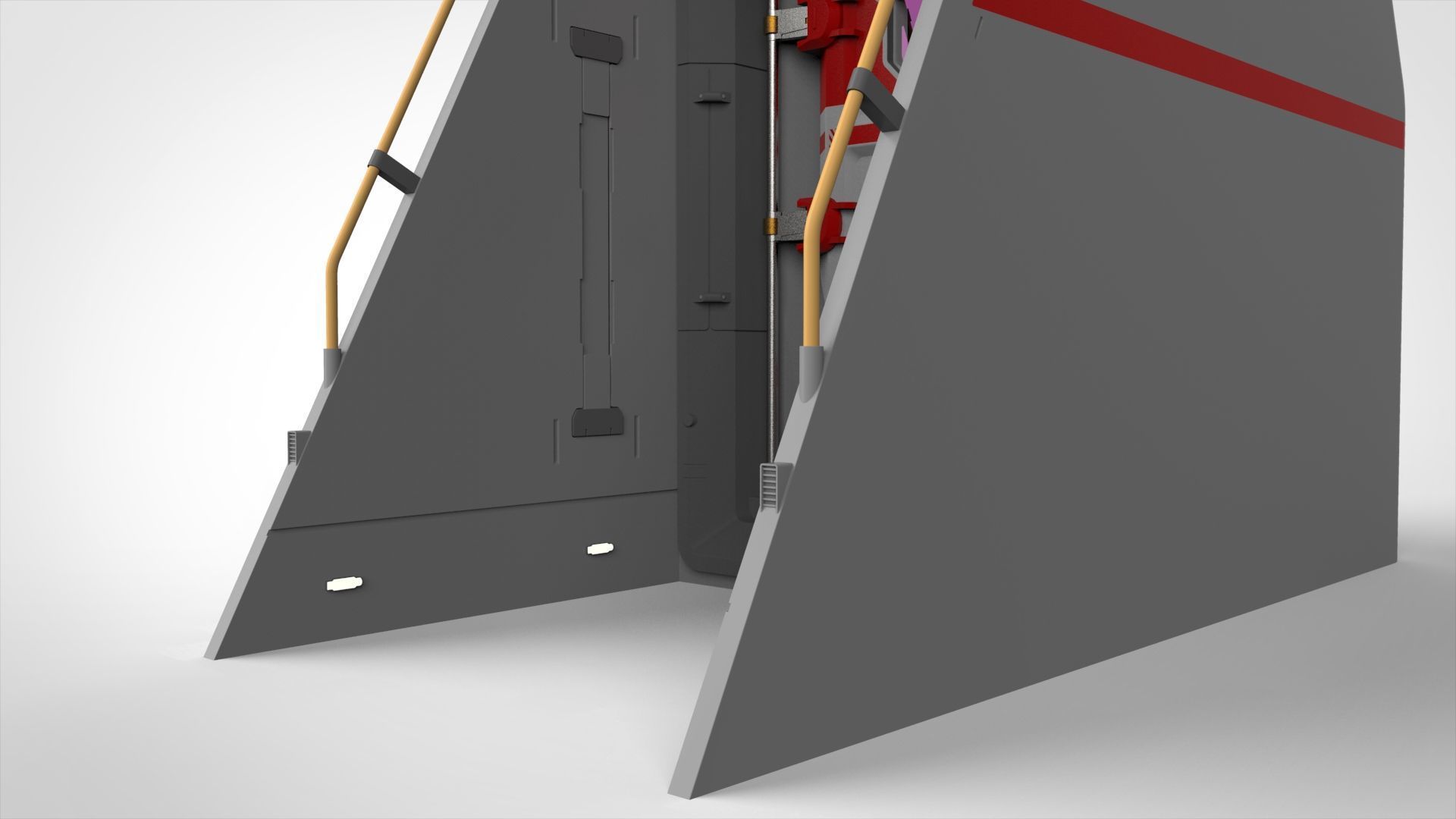 Sci fi door 12 3D model_15