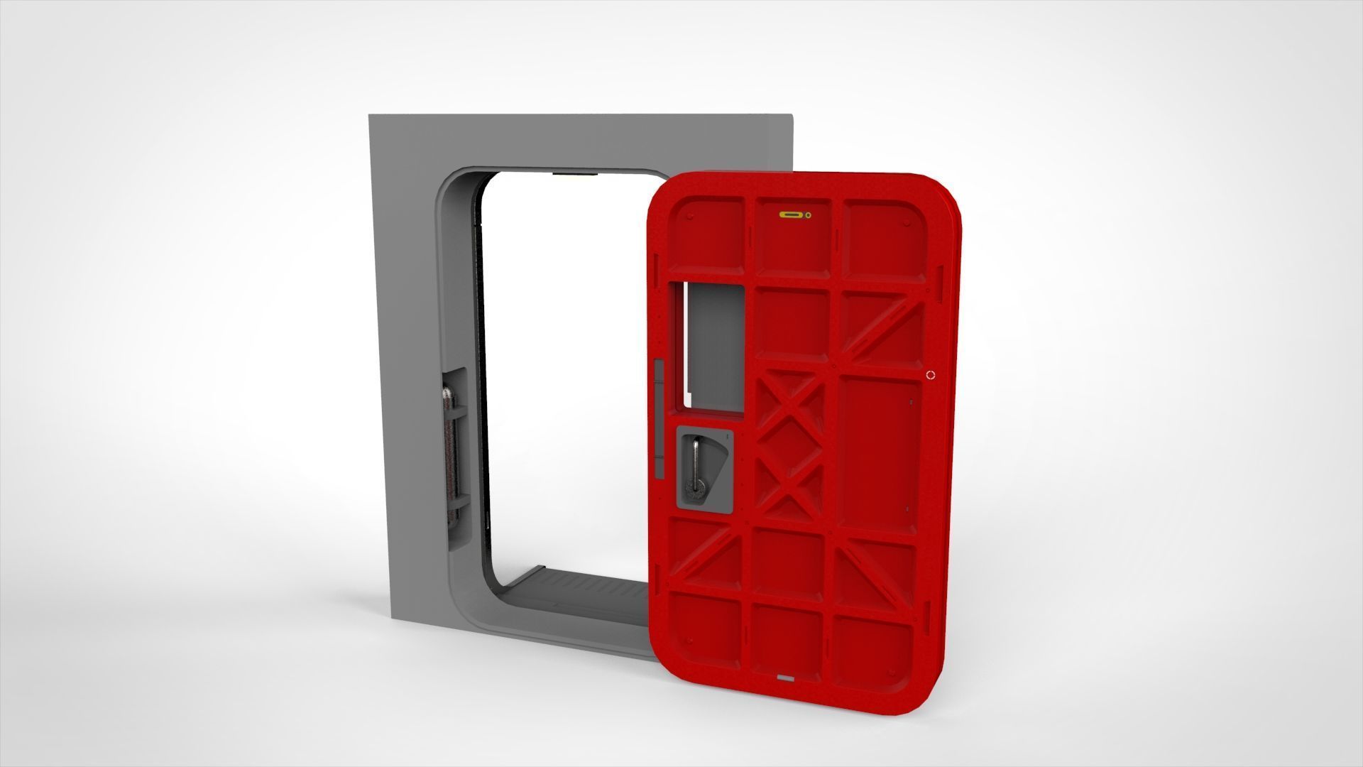 Sci fi door 12 3D model_26