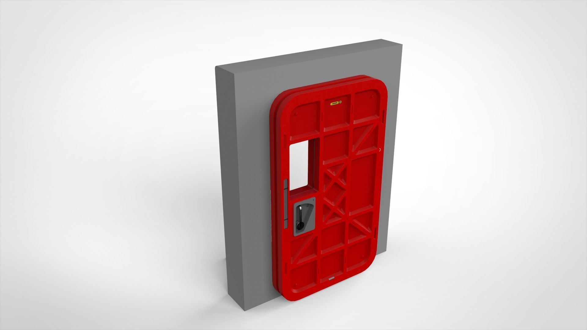 Sci fi door 12 3D model_20