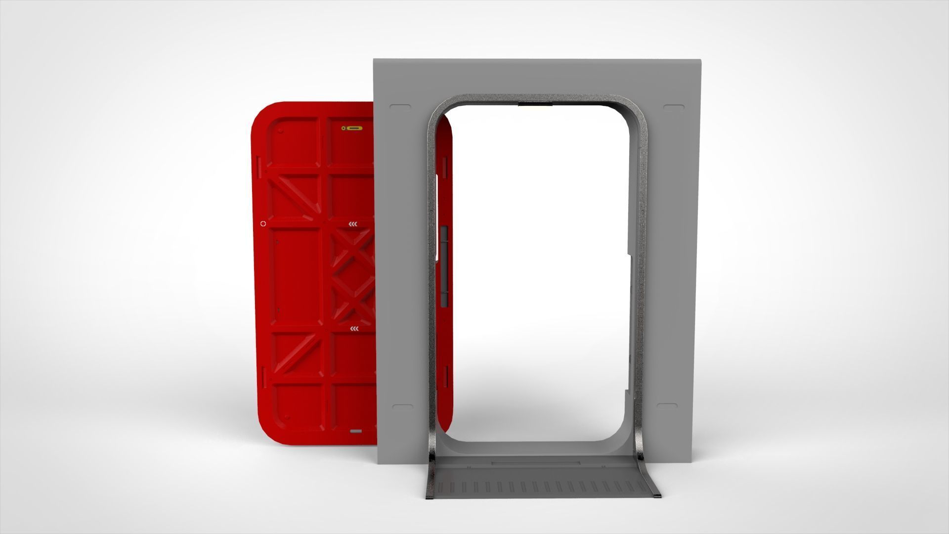 Sci fi door 12 3D model_24