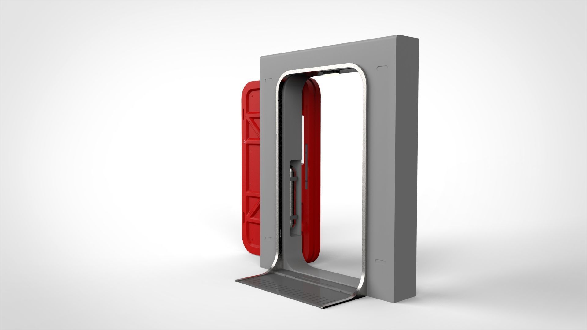 Sci fi door 12 3D model_25