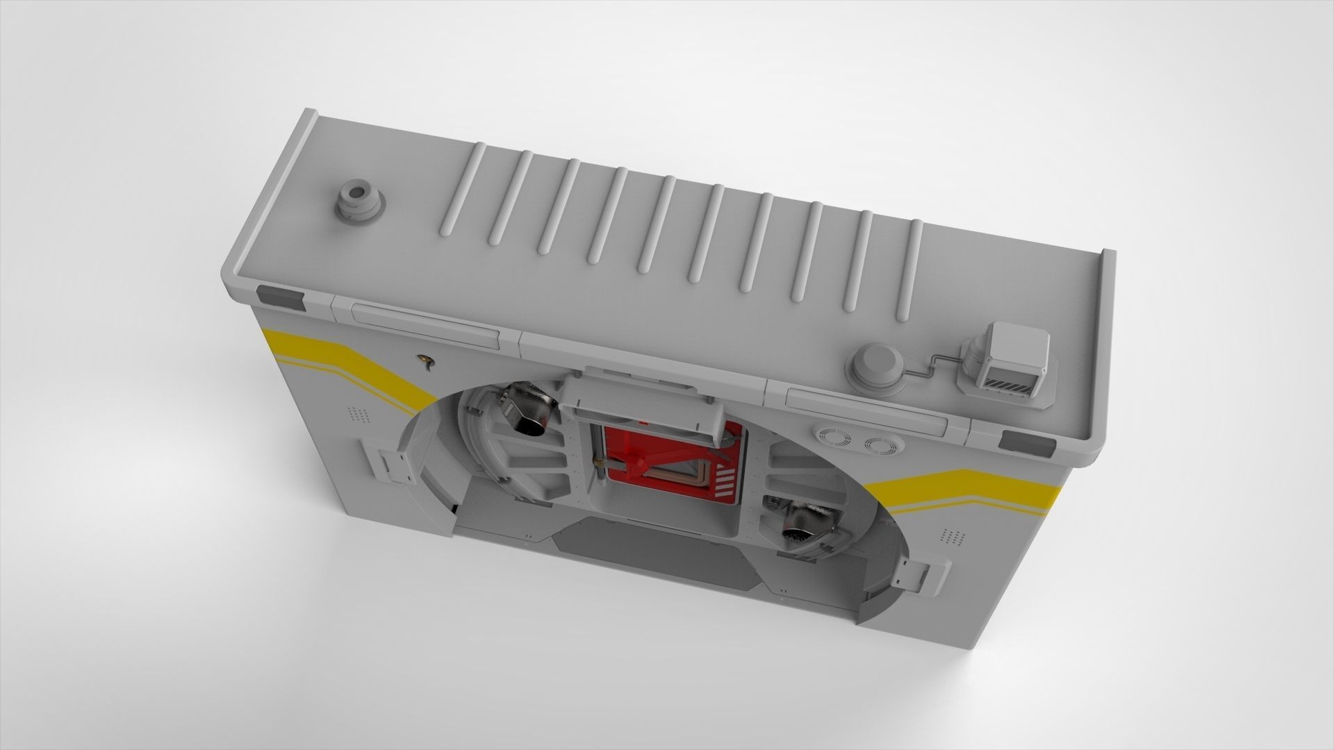 sci fi door 7 3D model_4