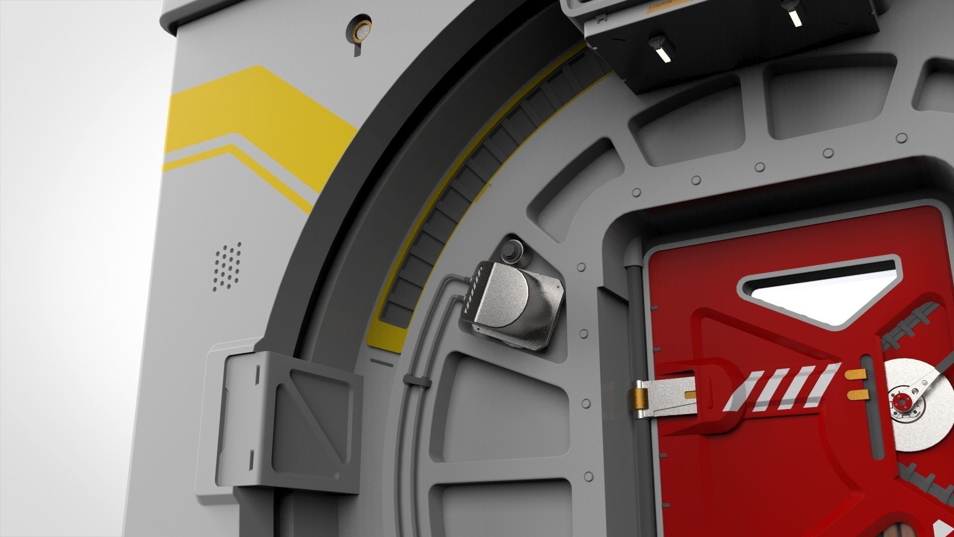 sci fi door 7 3D model_6