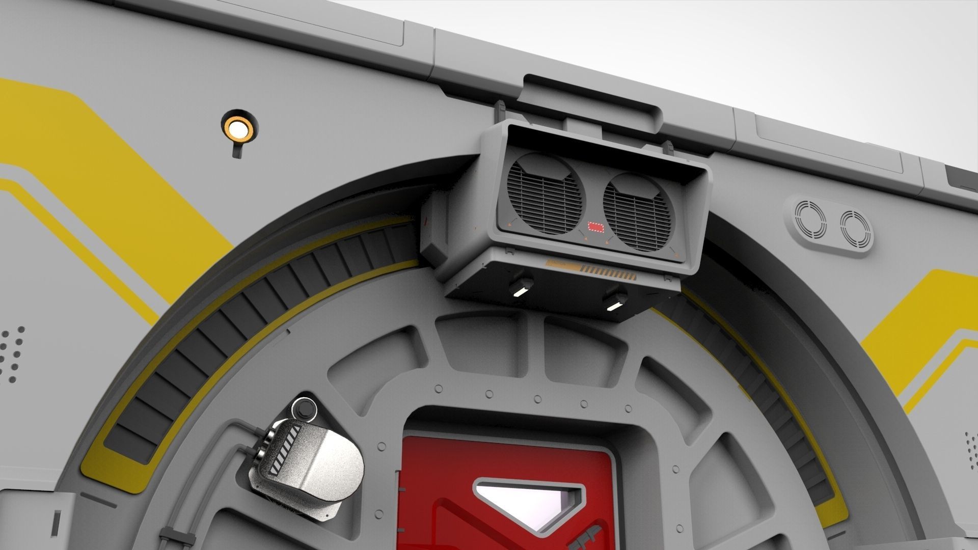 sci fi door 7 3D model_5