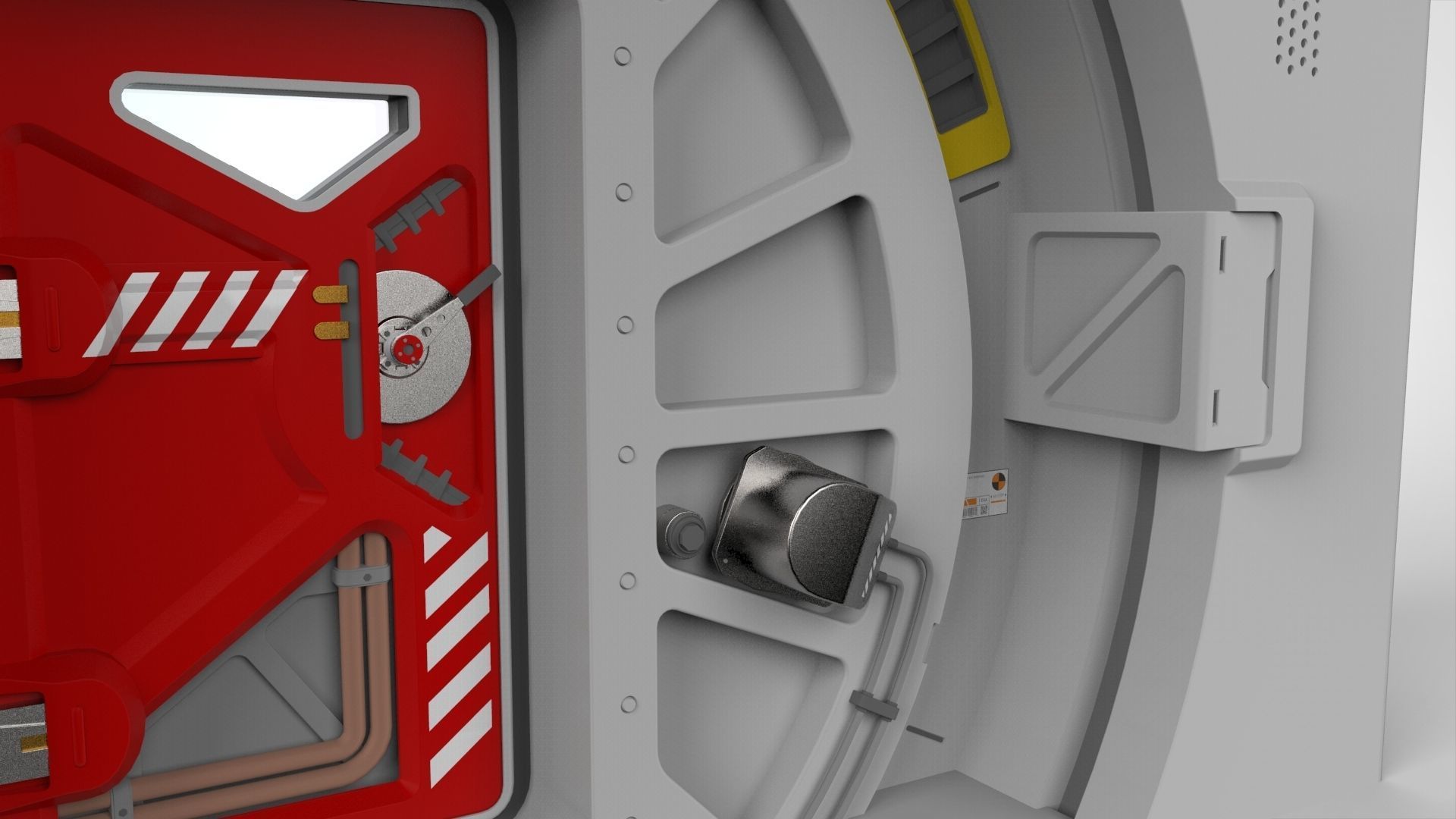sci fi door 7 3D model_8