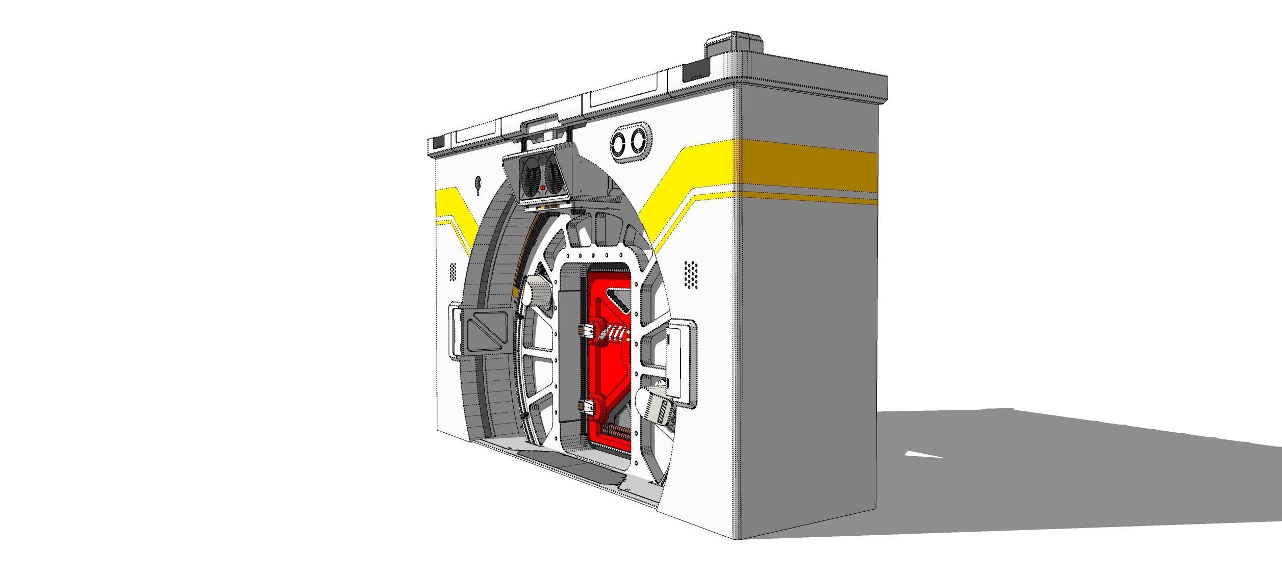 sci fi door 7 3D model_13