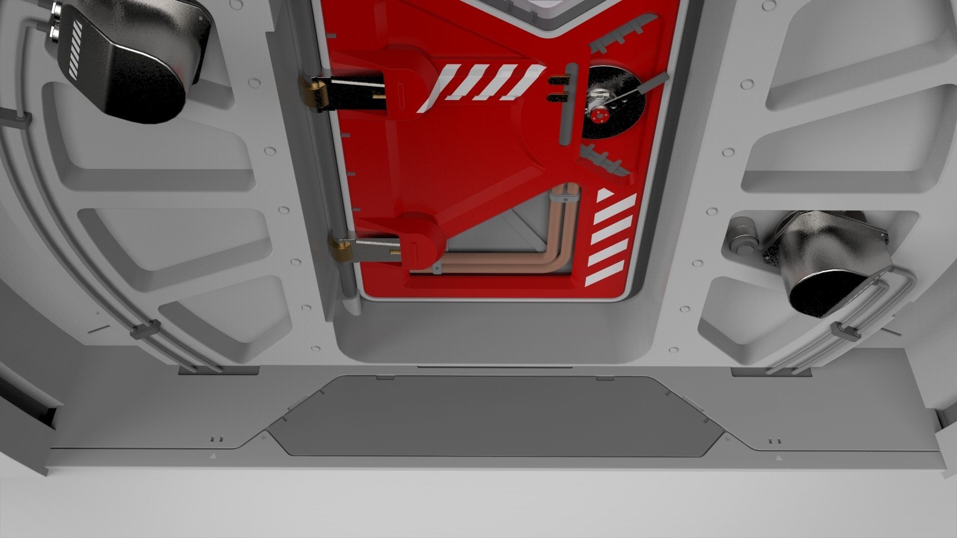sci fi door 7 3D model_9