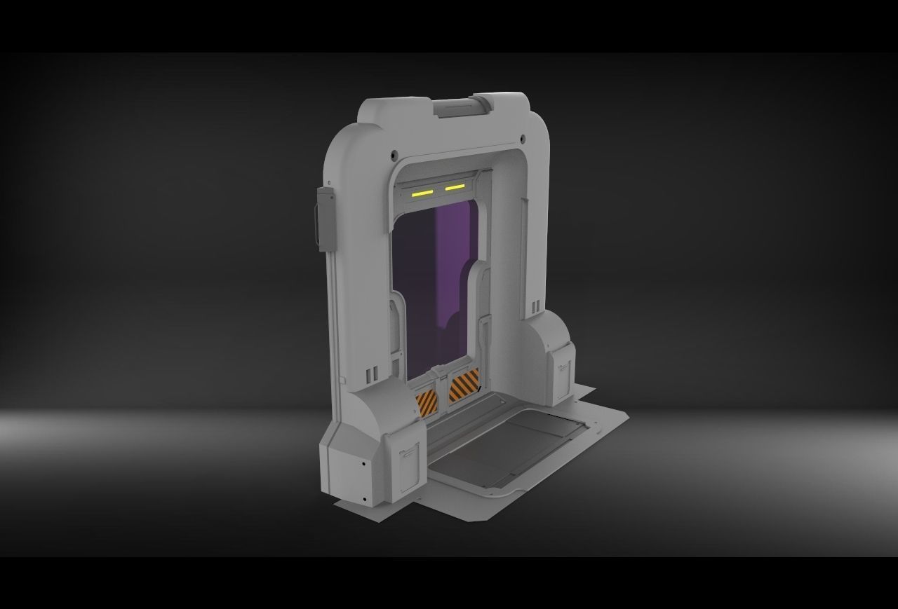 Door 8 3D model_2