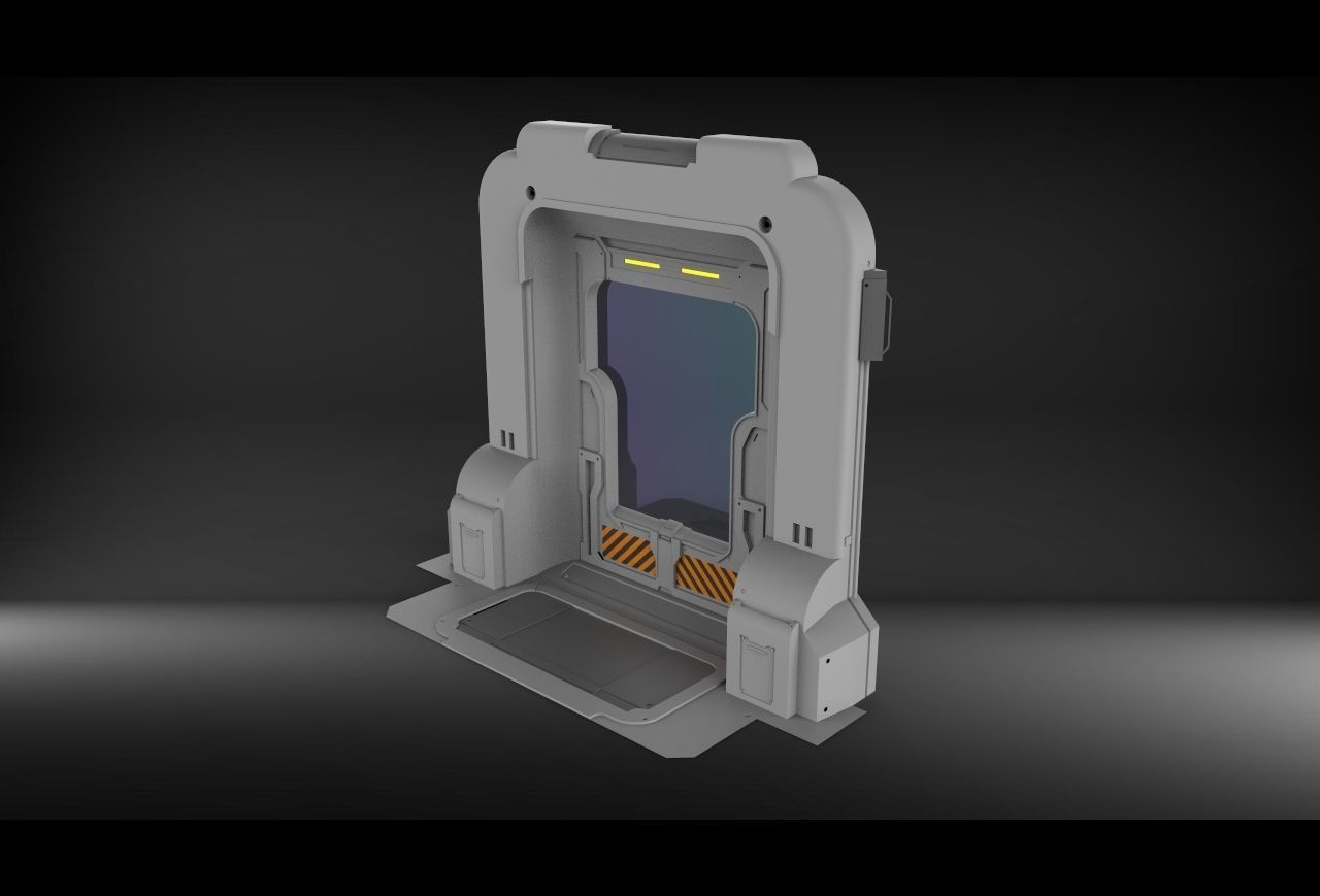 Door 8 3D model_1
