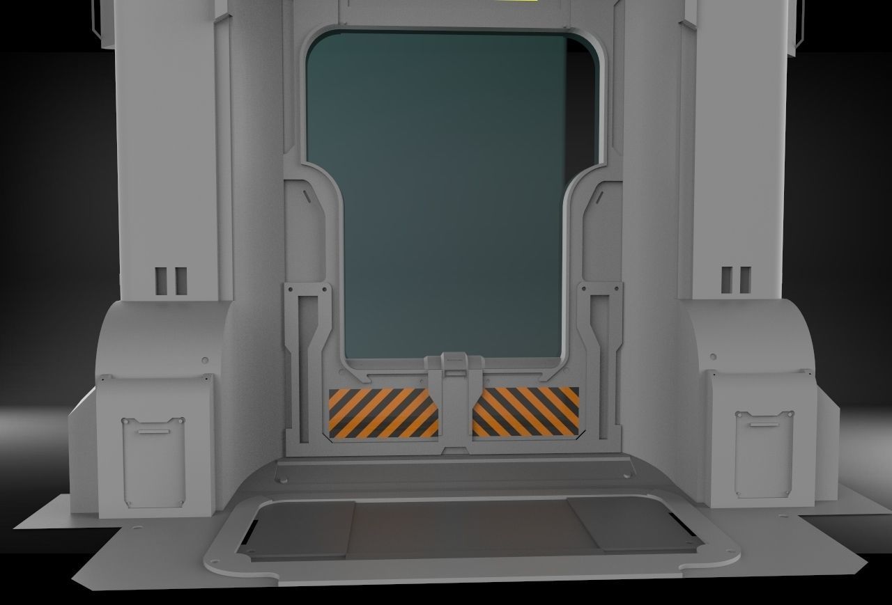 Door 8 3D model_5