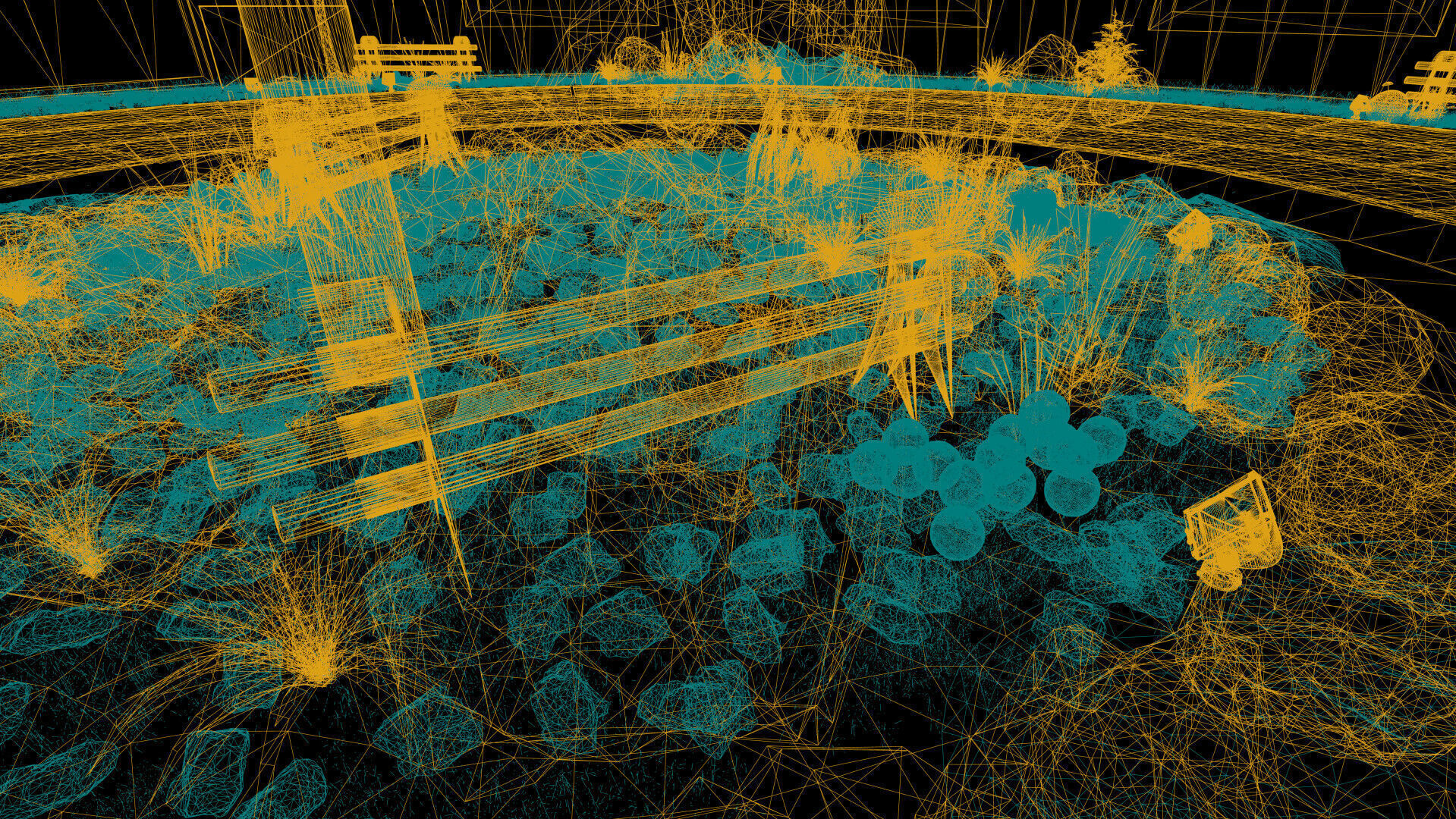 Natural circular gallery 3D model_23