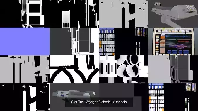 Star Trek Voyager Biobeds