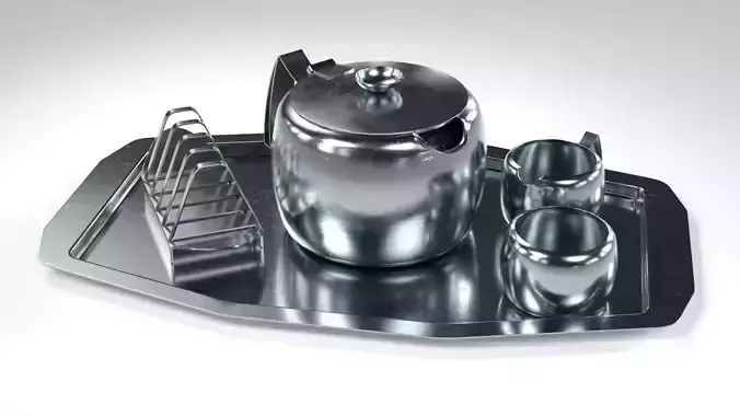 Retro Oldhall Stainless Steel Tea Set