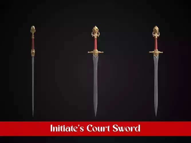 Stylized Lionheart Sword - Initiates Court