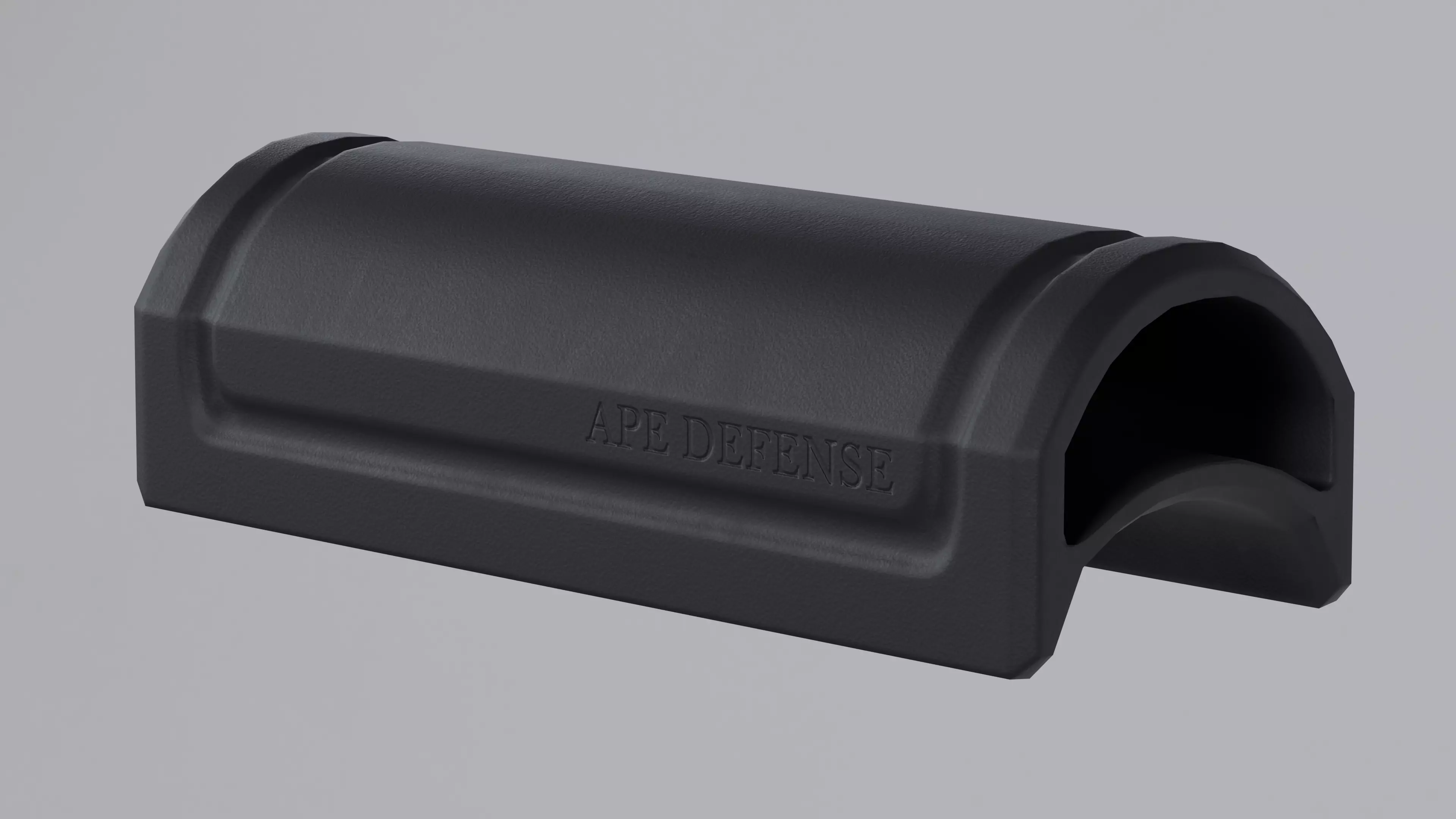 Ape Cheek Riser Low-poly 3D model_0